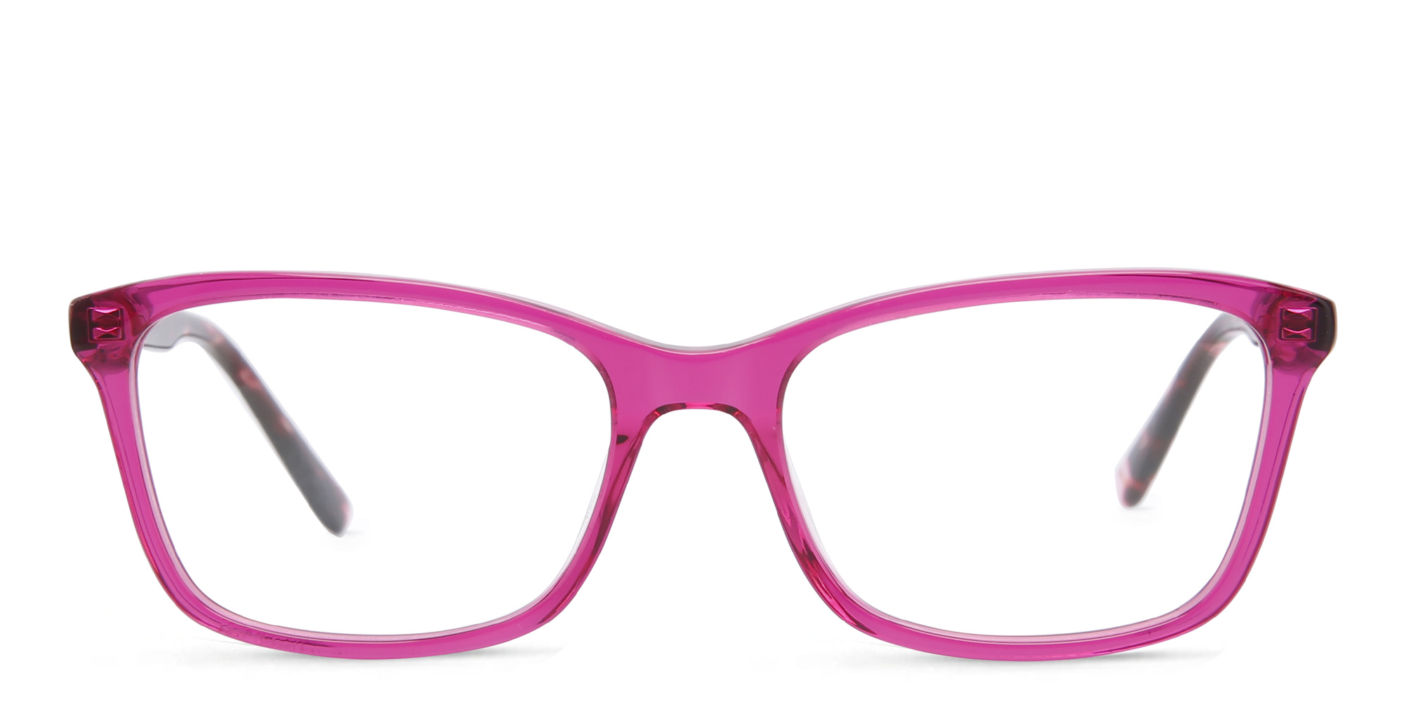 EYE'M Kids Rectangle Eyeglasses in Pink – Product Photo 1