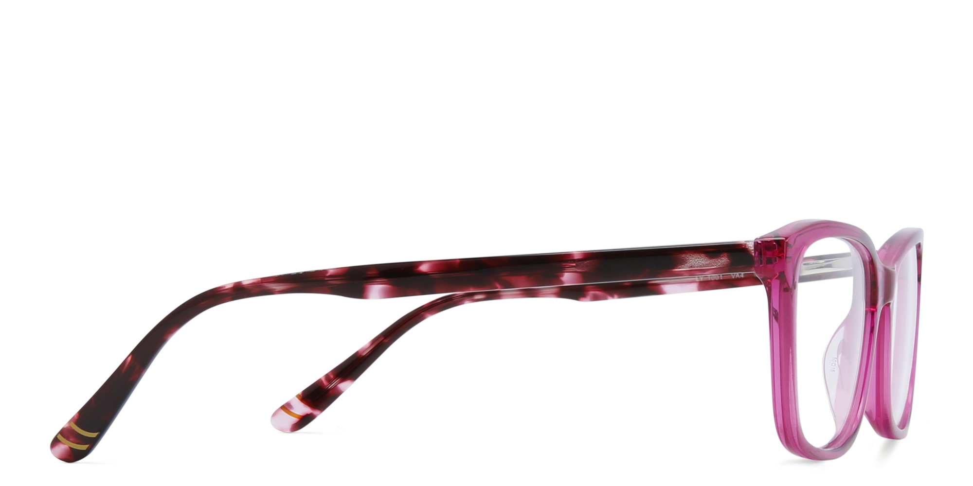 EYE'M Kids Rectangle Eyeglasses in Pink – Product Photo 3