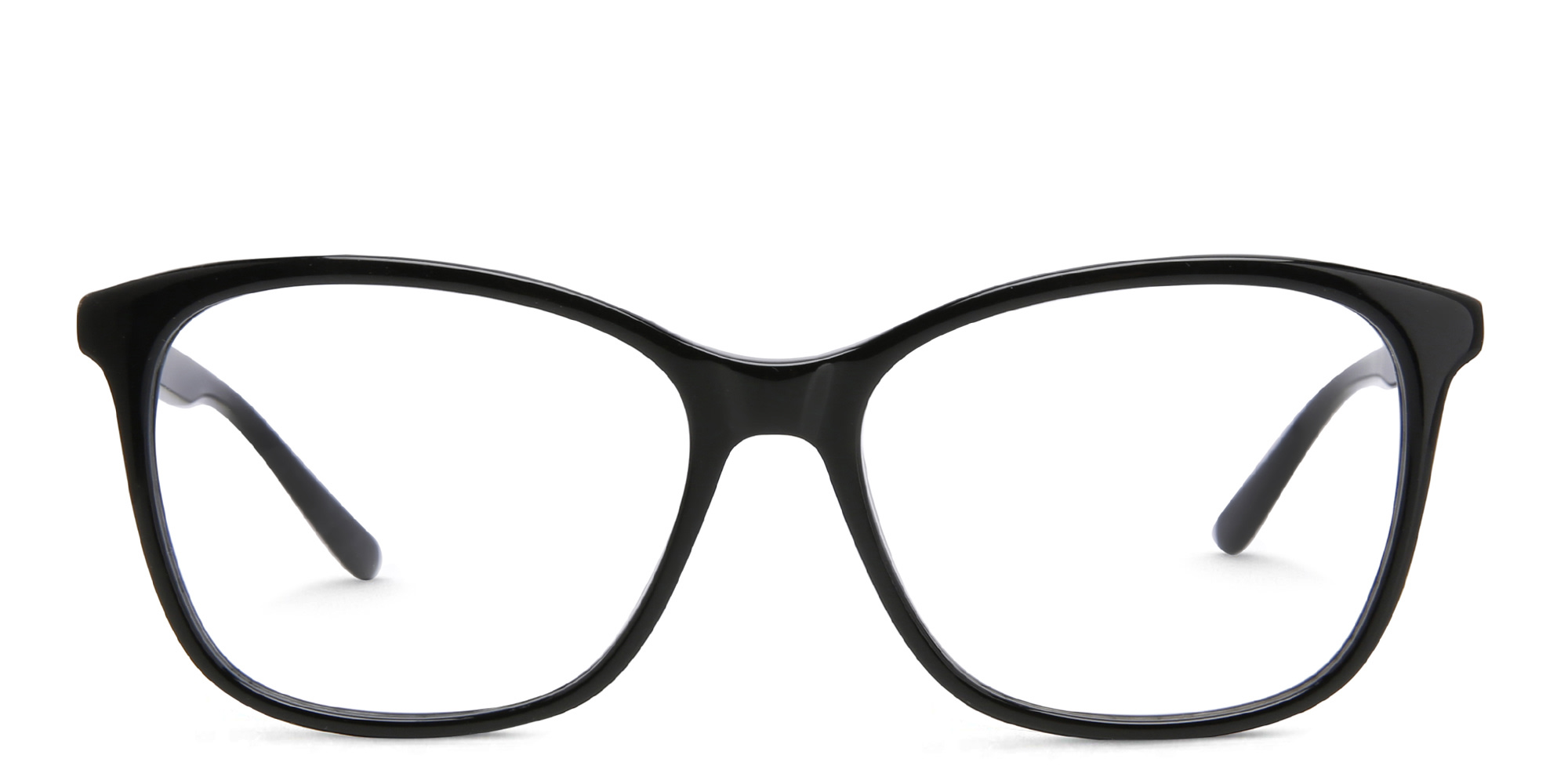 EYE'M Kids Square Eyeglasses in Black – Product Photo 1