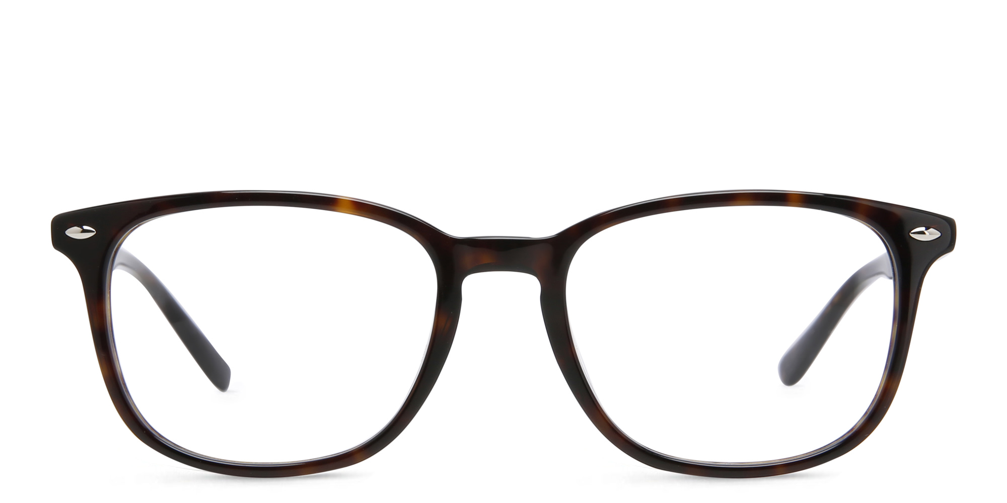 EYE'M Kids Square Eyeglasses in Havana – Product Photo 1