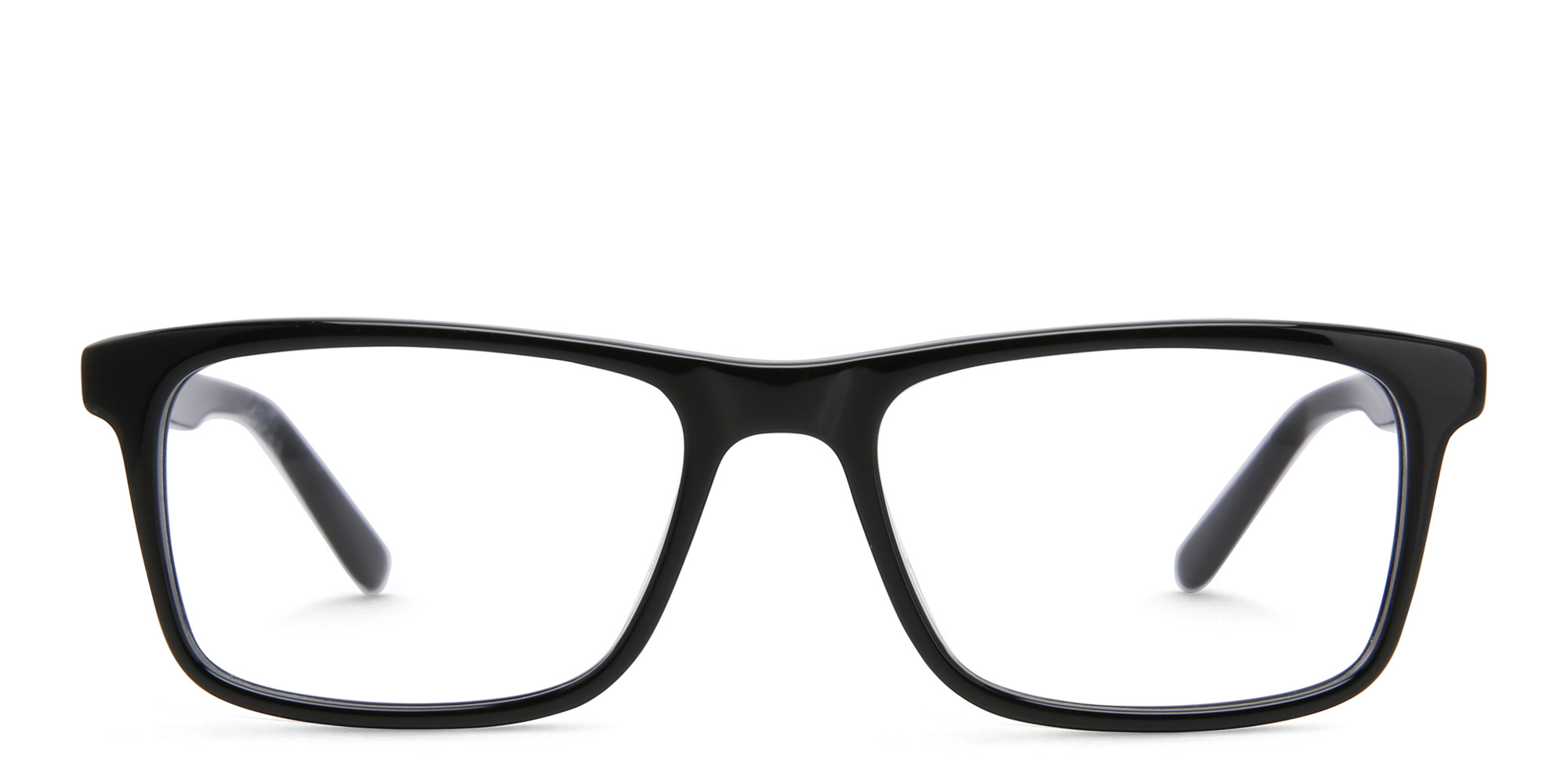 EYE'M Kids Rectangle Eyeglasses in Black – Product Photo 1