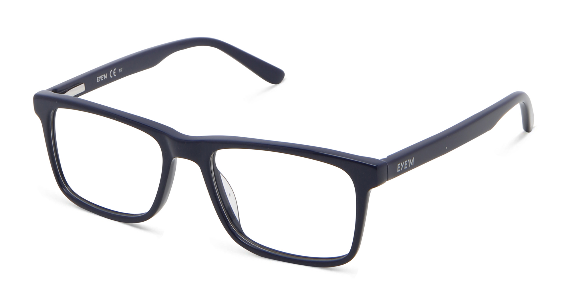 EYE'M Kids Rectangle Eyeglasses in Blue – Product Photo 2