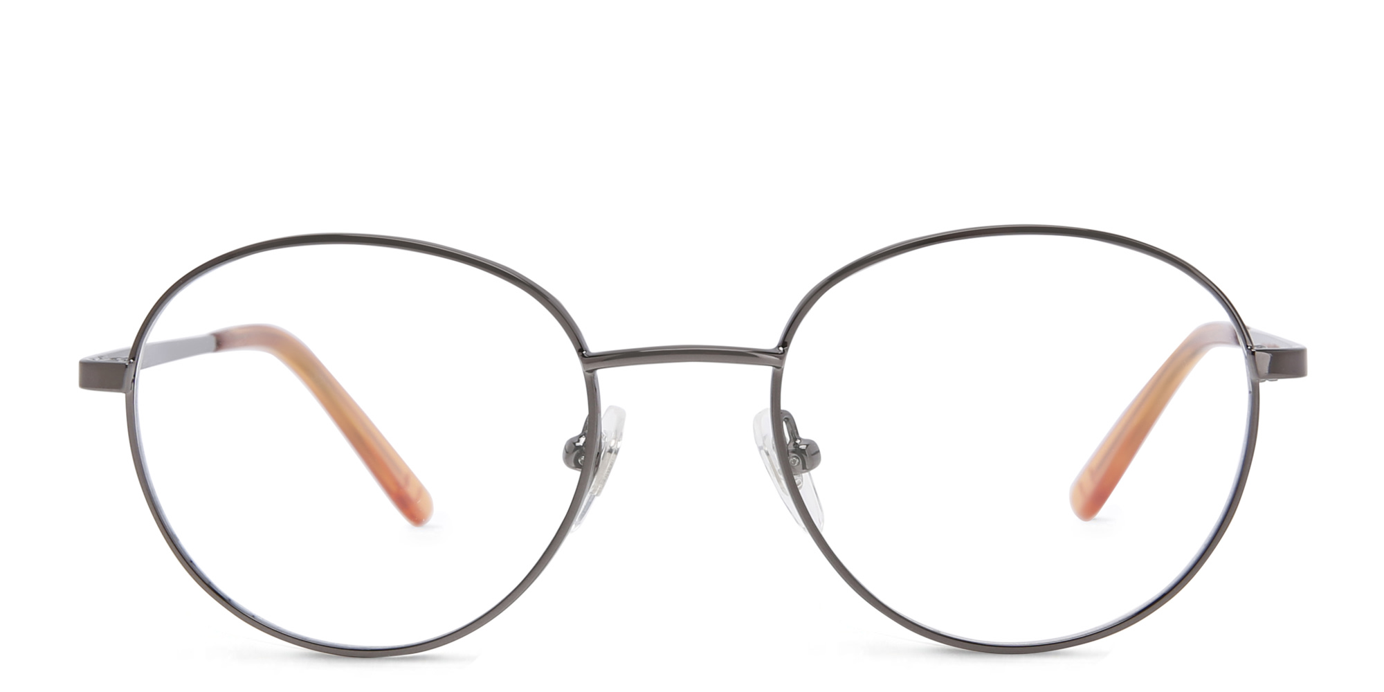 EYE'M Kids Round Eyeglasses in Grey – Product Photo 1