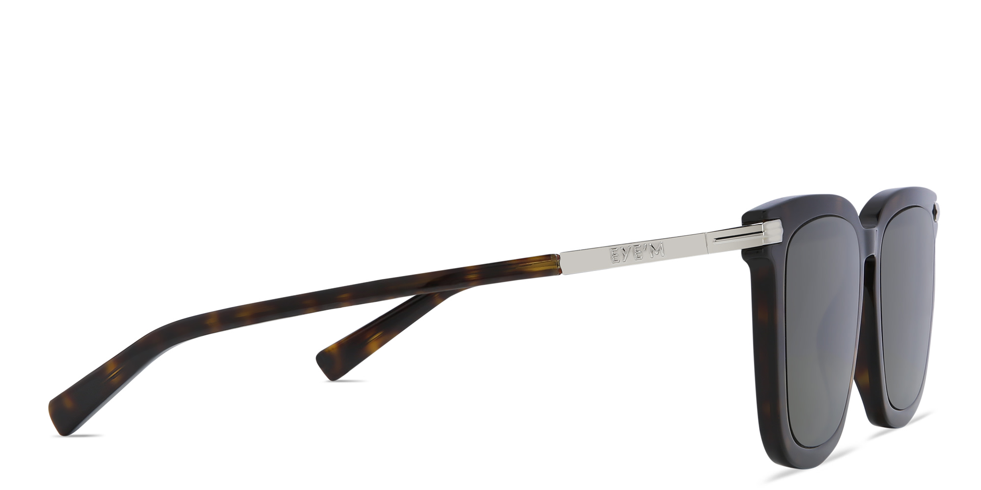 EYE'M Square Sunglasses in Havana – Product Photo 3