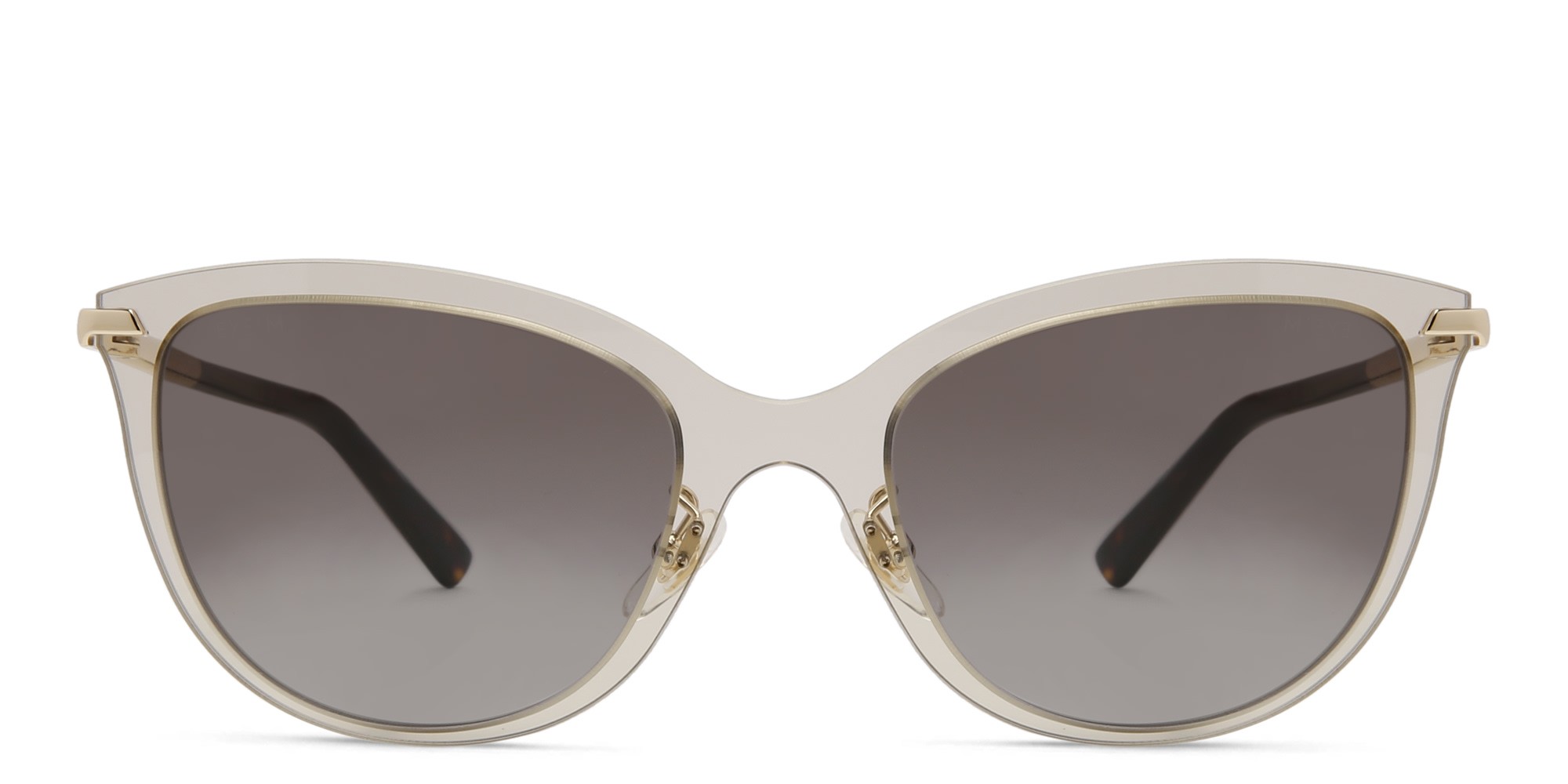 EYE'M Cat Eye Sunglasses in Brown – Product Photo 1