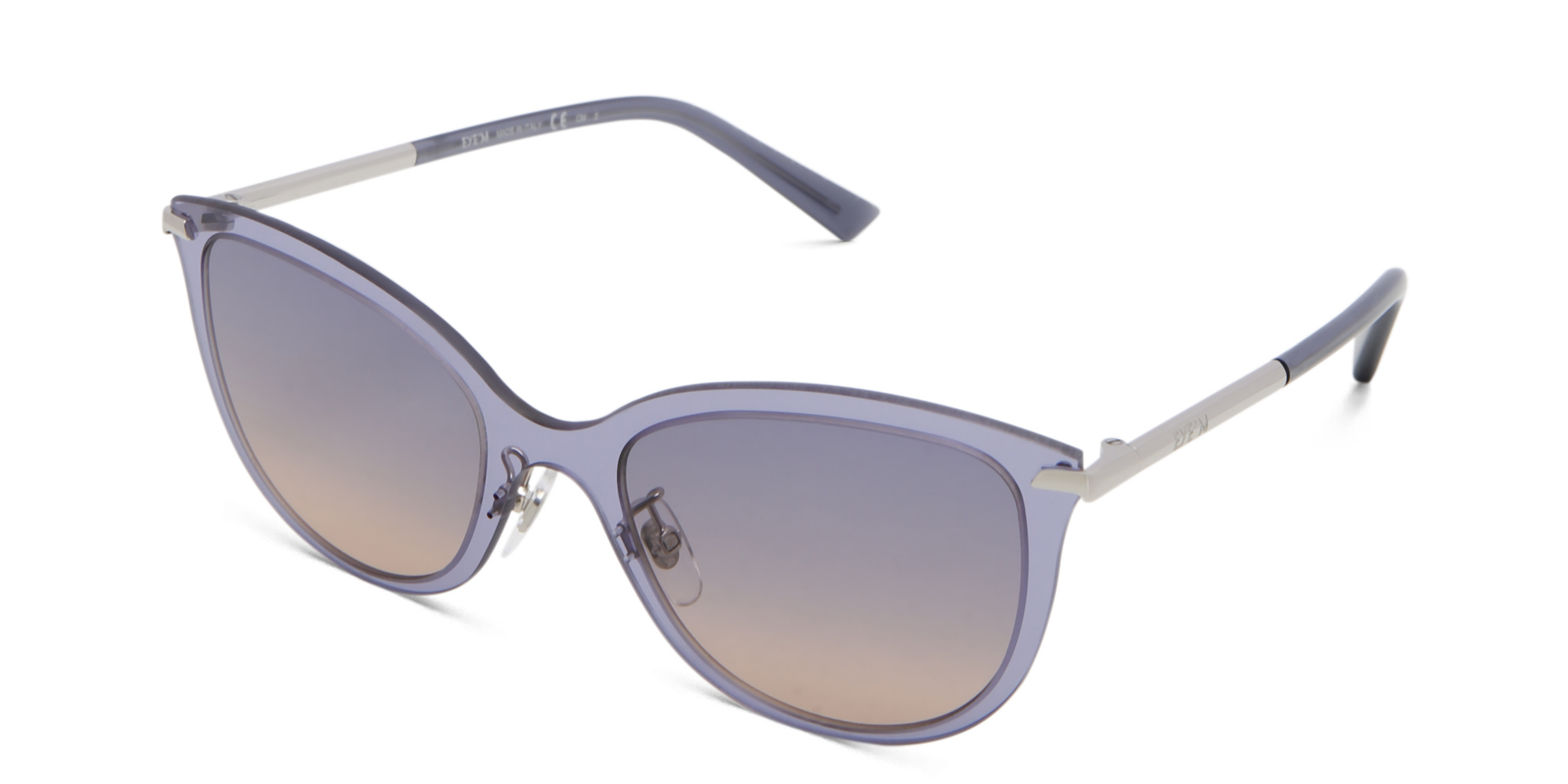 EYE'M Cat Eye Sunglasses in Purple – Product Photo 2