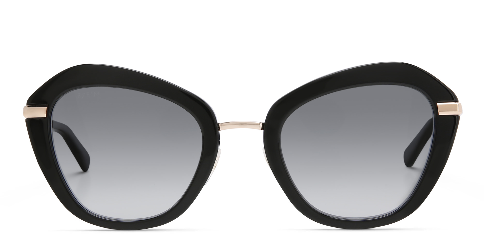 EYE'M Irregular Sunglasses in Gold – Product Photo 1
