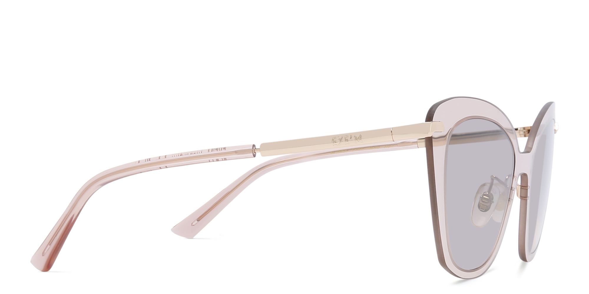 نظارة شمسية بإطار كات آي من EYE'M بلون زهري - صورة المنتج 3