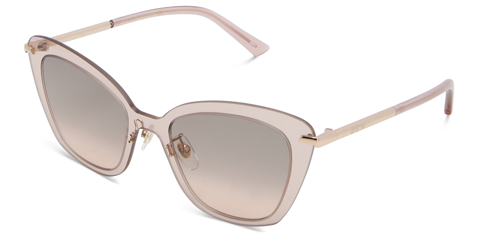 Shop EYE'M Cat Eye Sunglasses in Pink online.