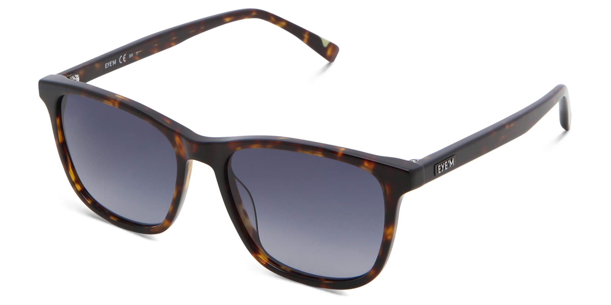 EYE'M Square Sunglasses in Havana – Product Photo 2