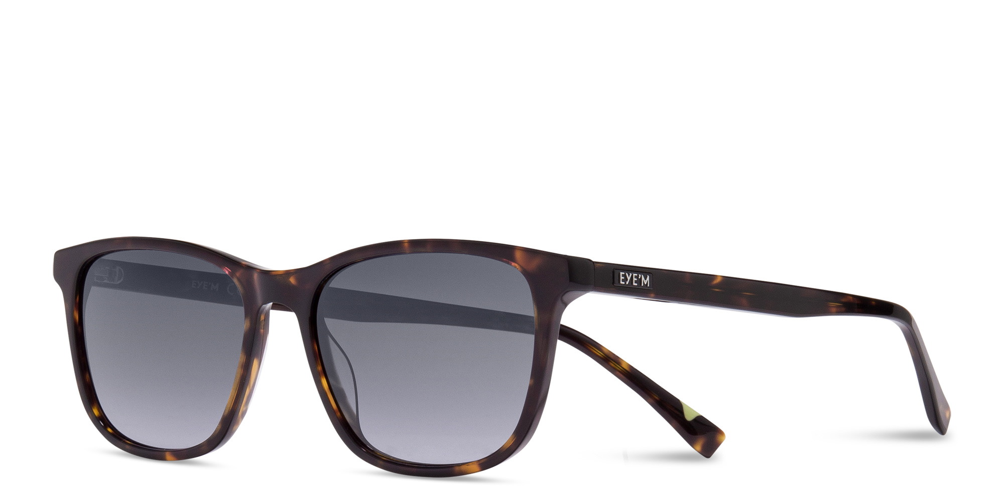 EYE'M Square Sunglasses in Havana – Product Photo 4