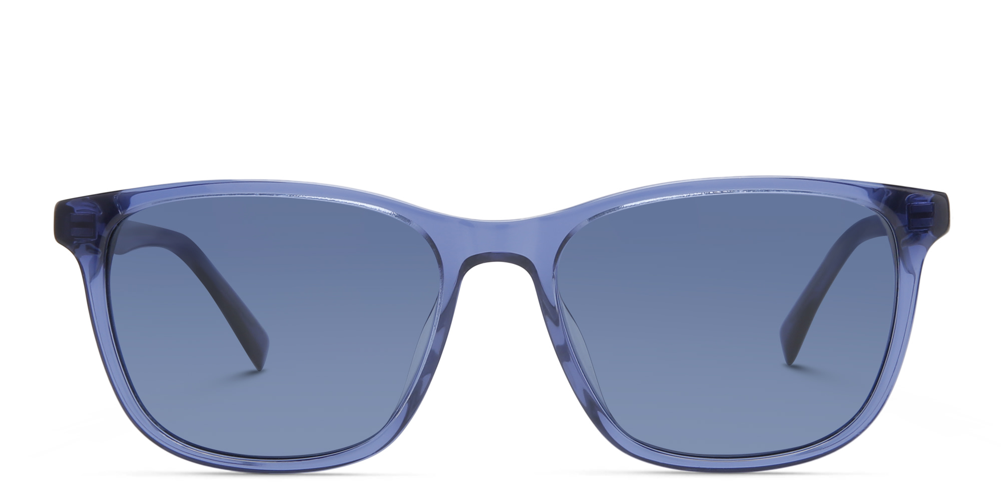 Shop EYE'M Square Sunglasses in Blue online.