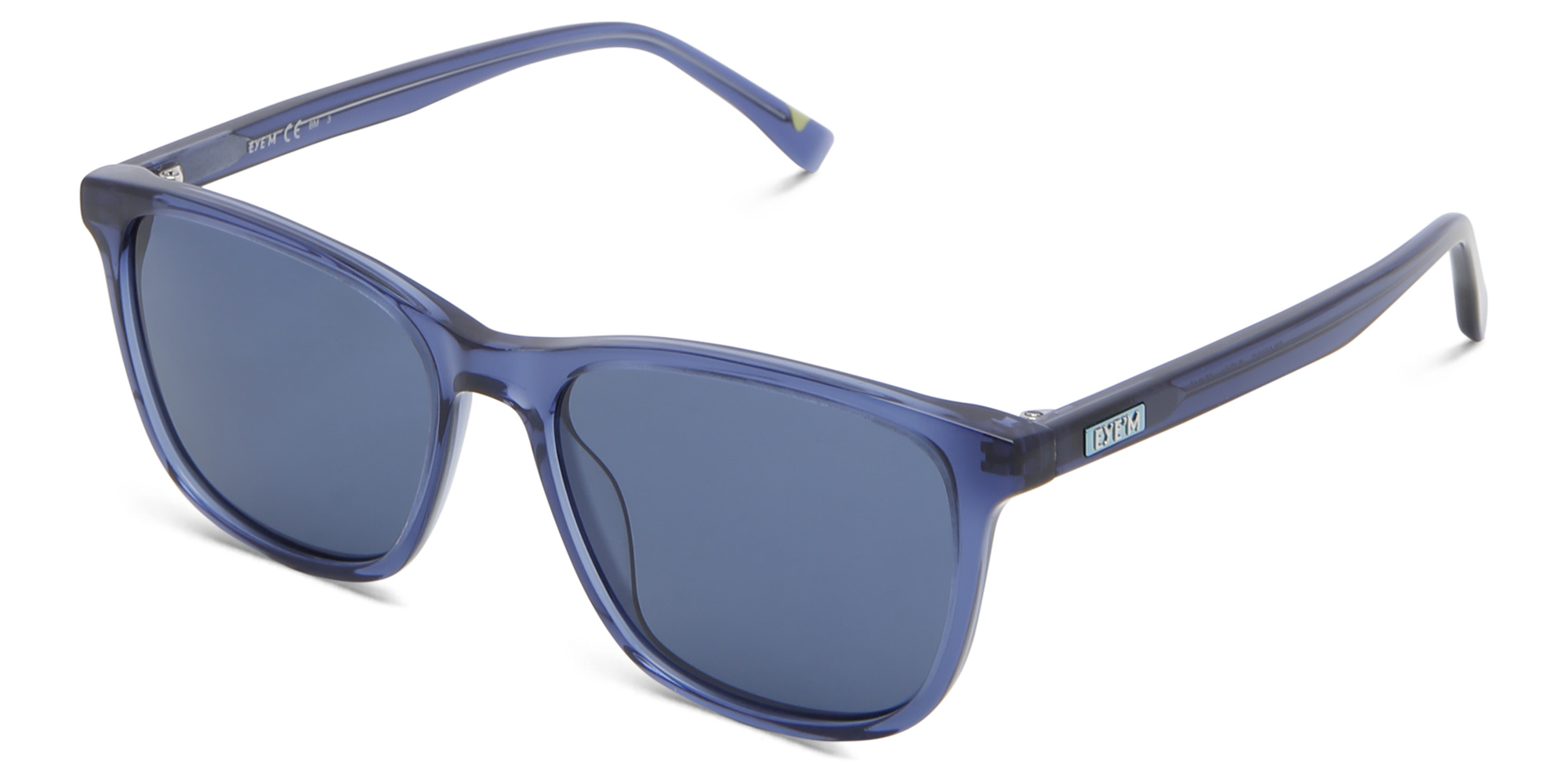 Shop EYE'M Square Sunglasses in Blue online.