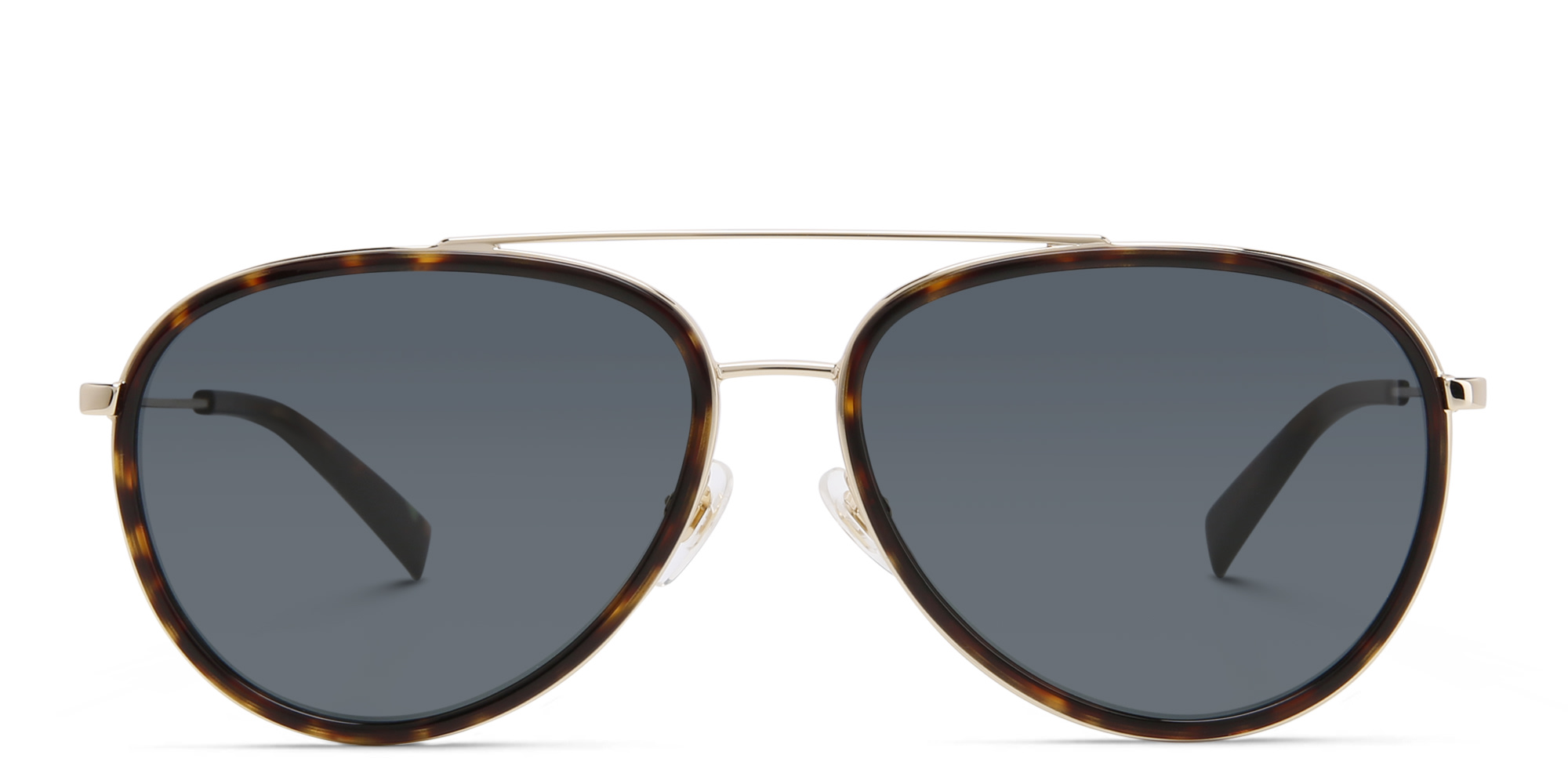 Shop EYE'M Unisex Aviator Sunglasses in Havana online.