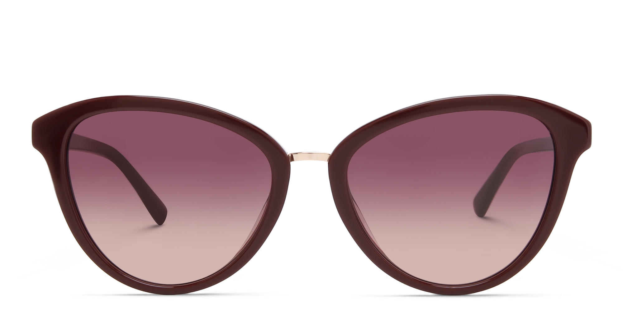 EYE'M Cat Eye Sunglasses in Red – Product Photo 1