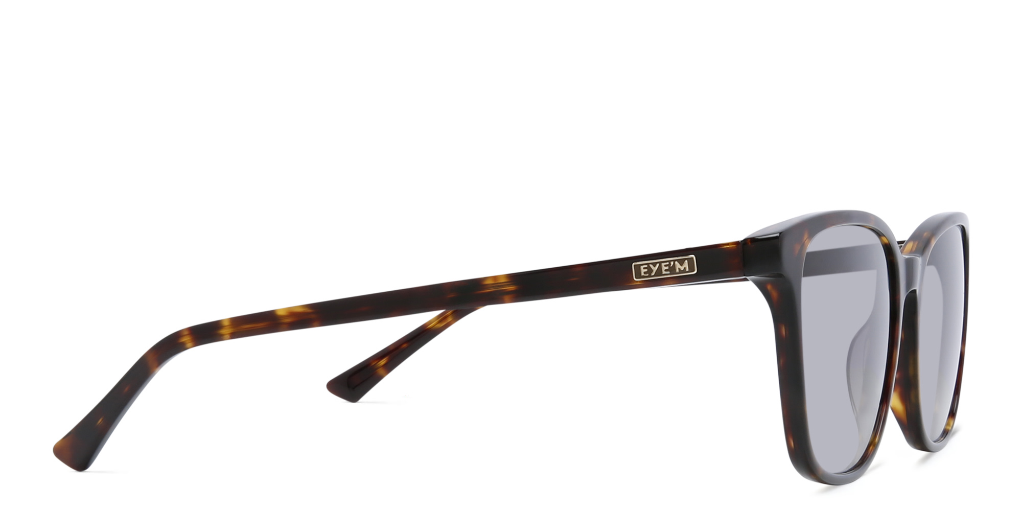 EYE'M Square Sunglasses in Havana – Product Photo 3