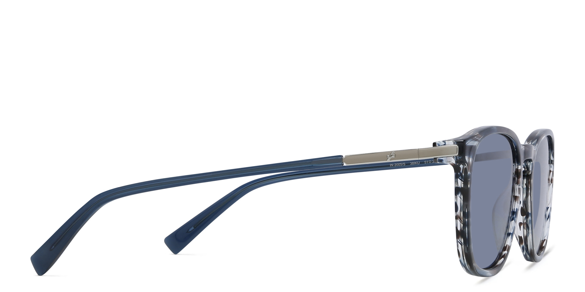 Shop EYE'M Square Sunglasses in Blue online.