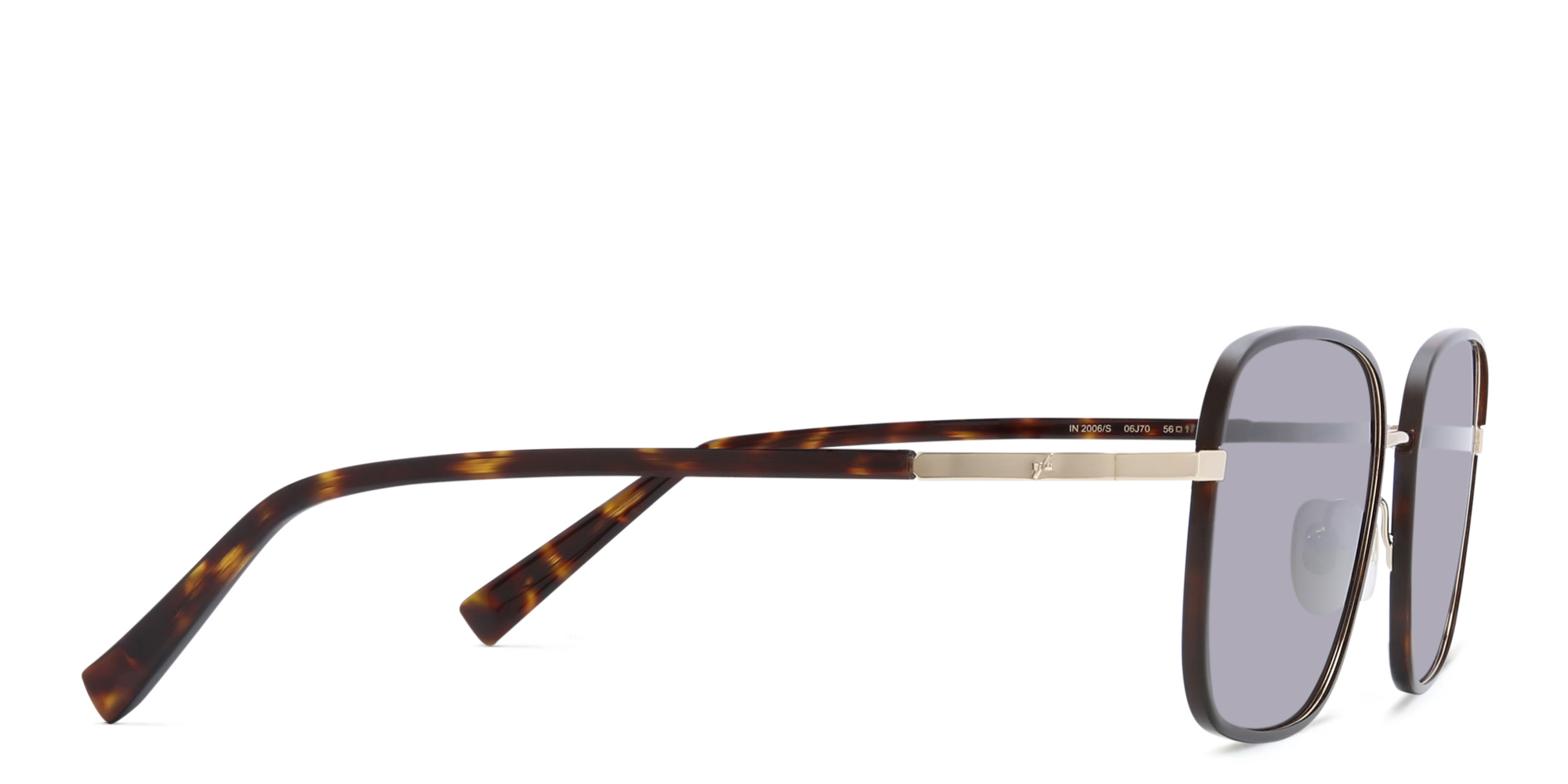 EYE'M Square Sunglasses in Havana – Product Photo 3