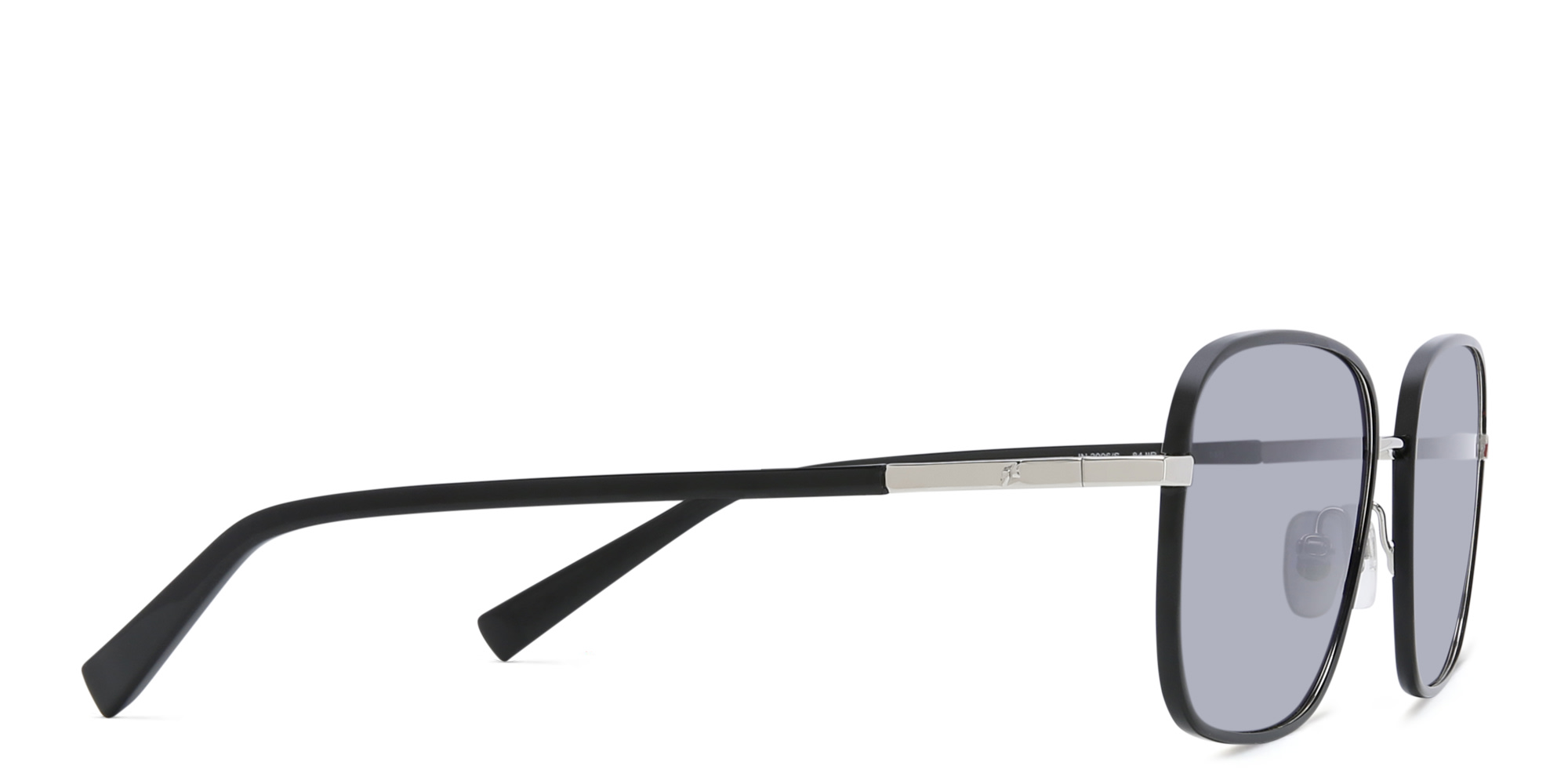 Shop EYE'M Square Sunglasses in Black online.