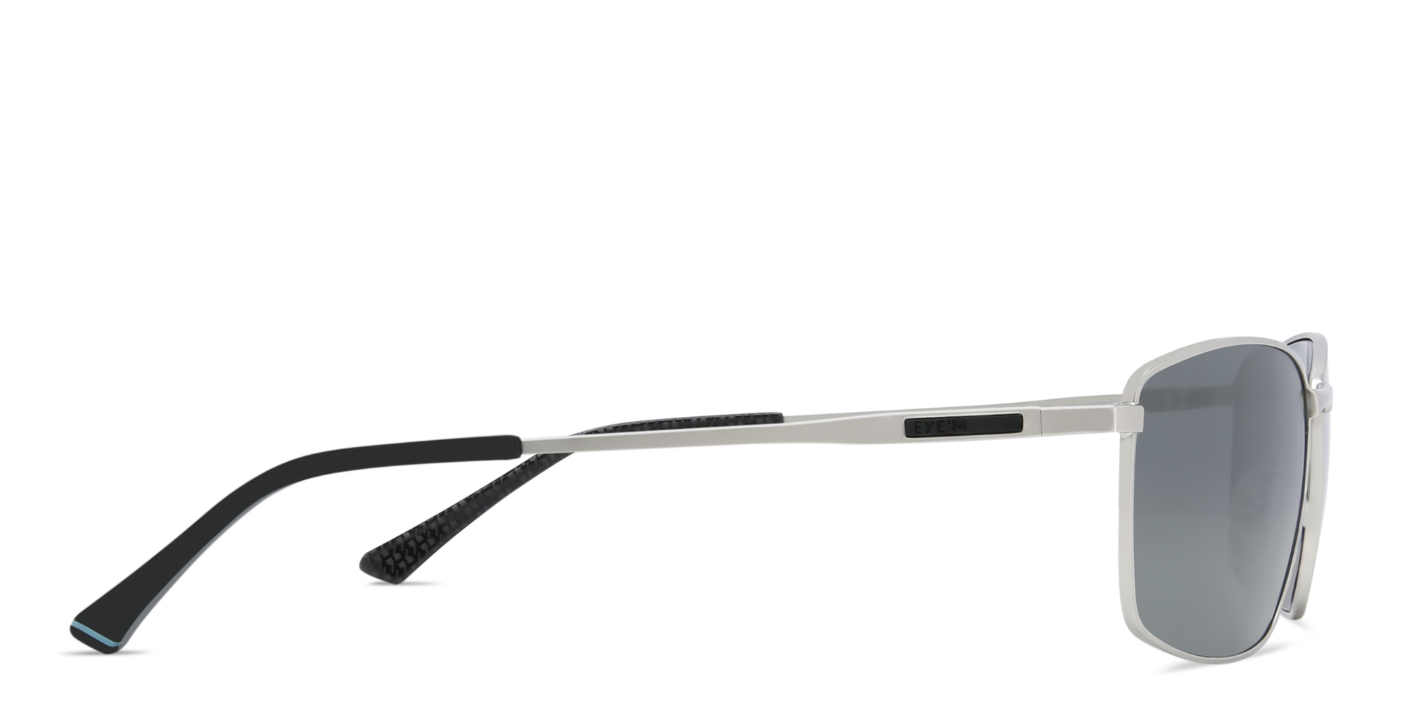 نظارة شمسية مستطيلة كبيرة من EYE'M بلون فضي - صورة المنتج 3