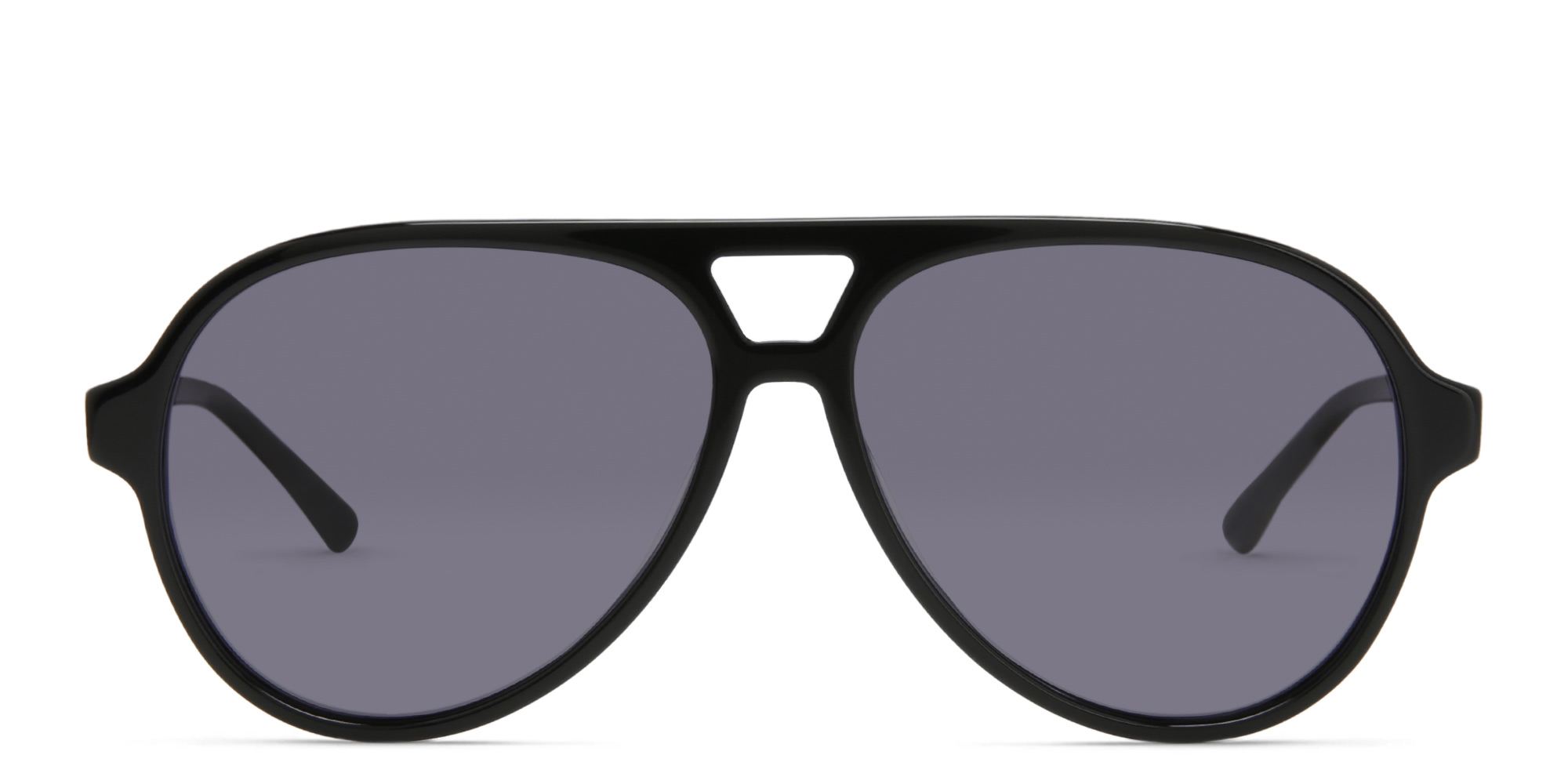 Shop EYE'M Aviator Sunglasses in Shiny Black online.