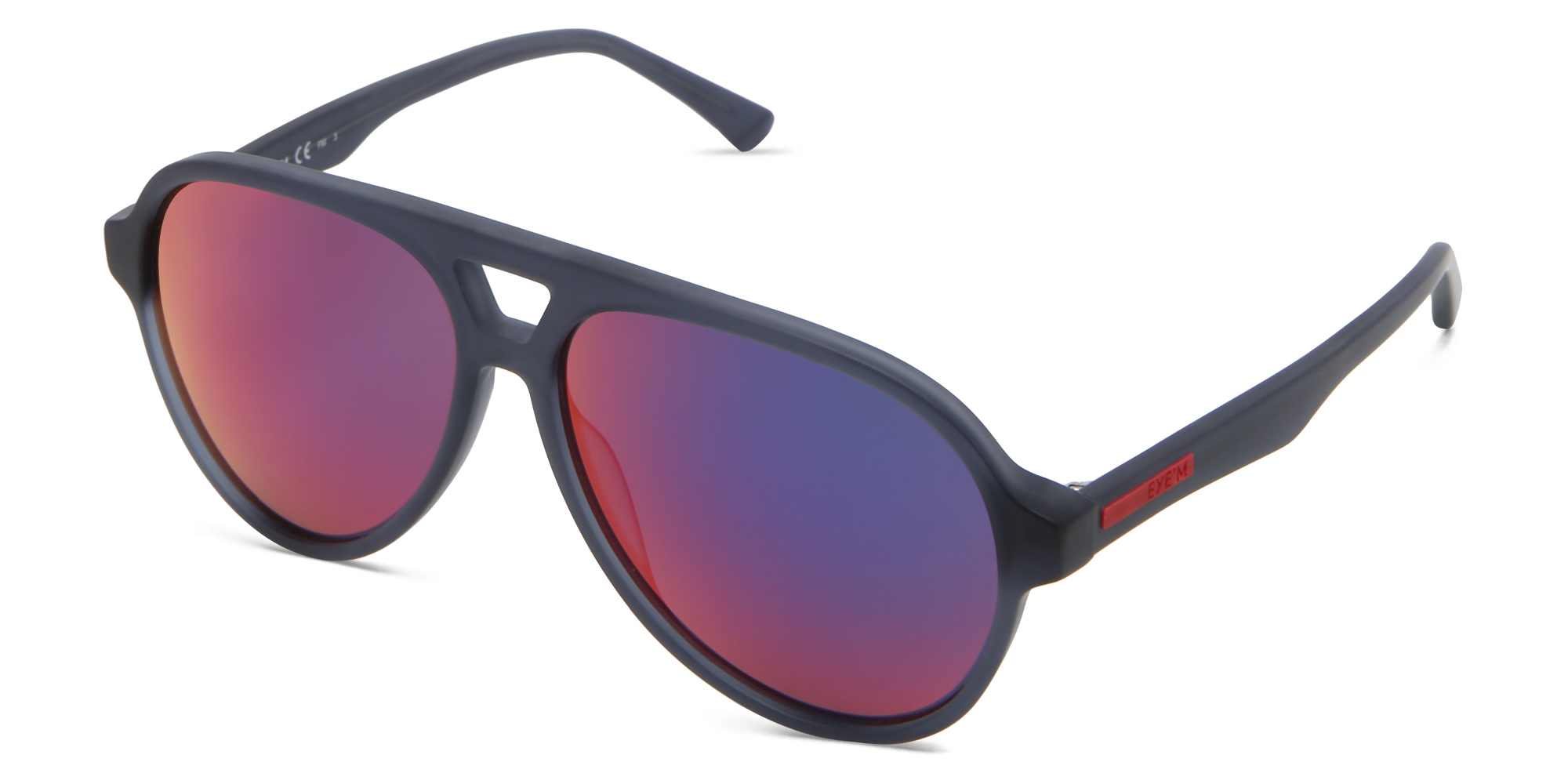 EYE'M Aviator Sunglasses in Grey – Product Photo 2