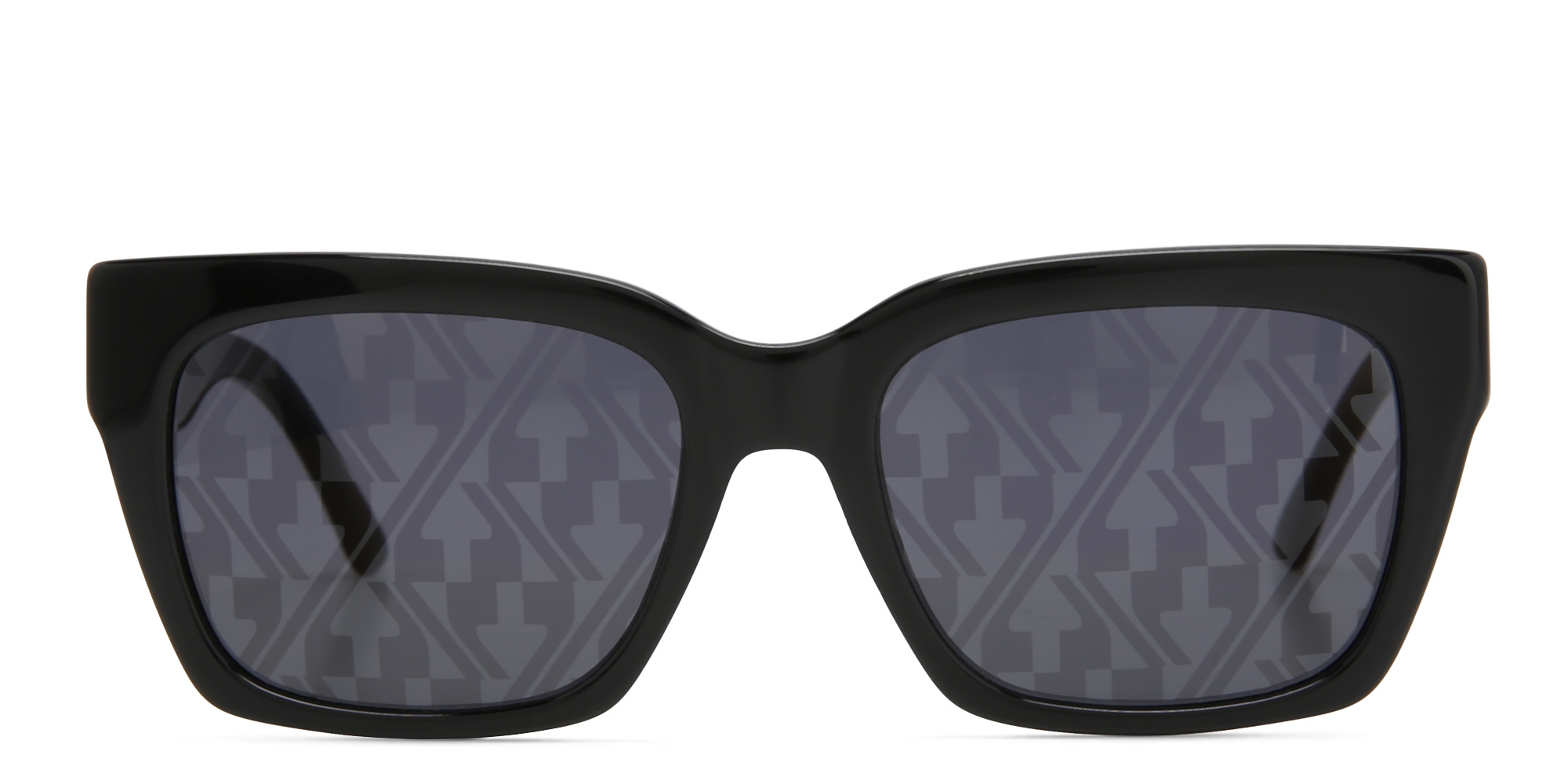 EYE'M Square Sunglasses in Black – Product Photo 1