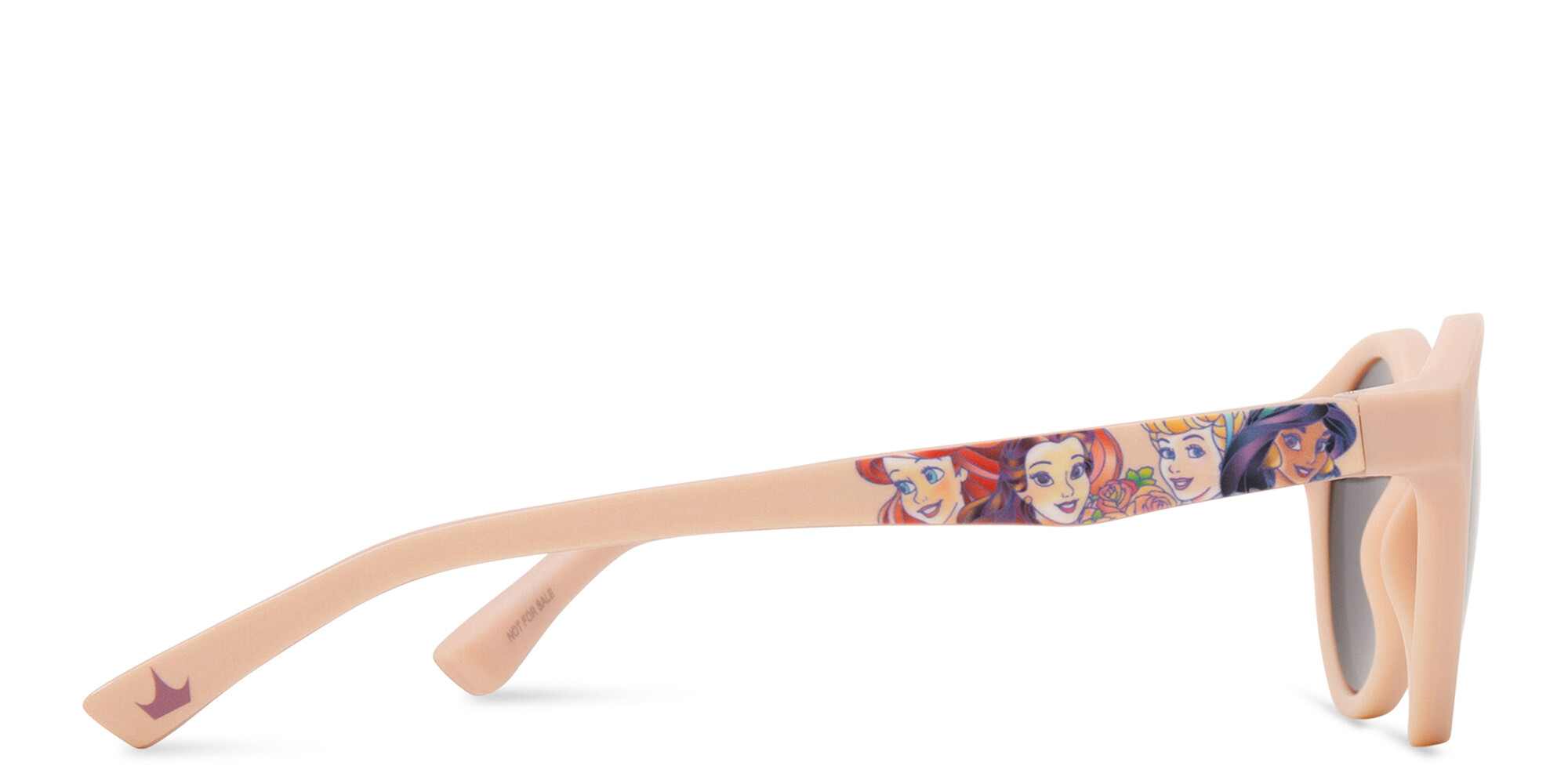 EYE'M Disney Princesses Kids Round Sunglasses in Nude – Product Photo 4