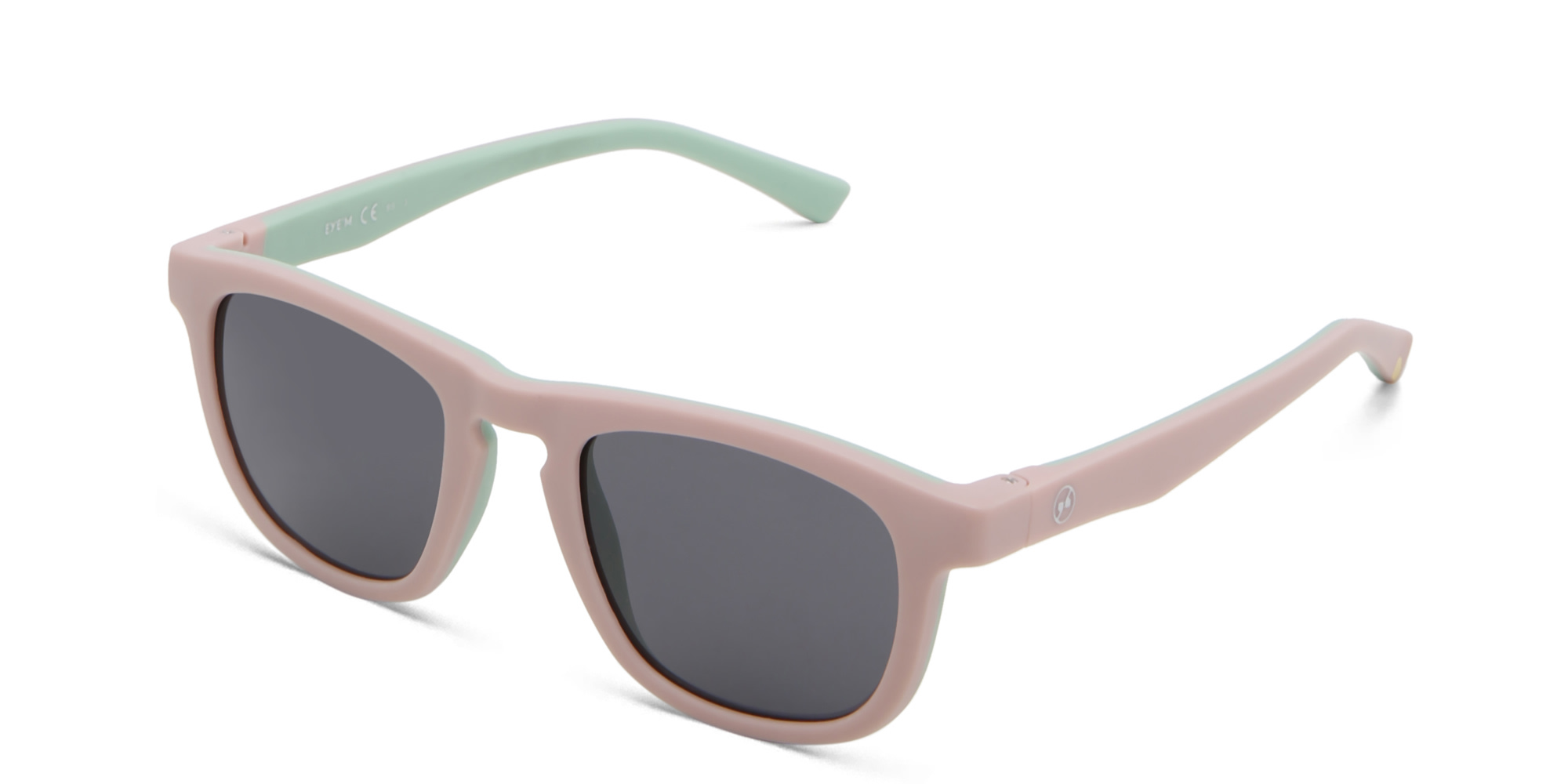 EYE'M Kids Square Sunglasses in Pink – Product Photo 2