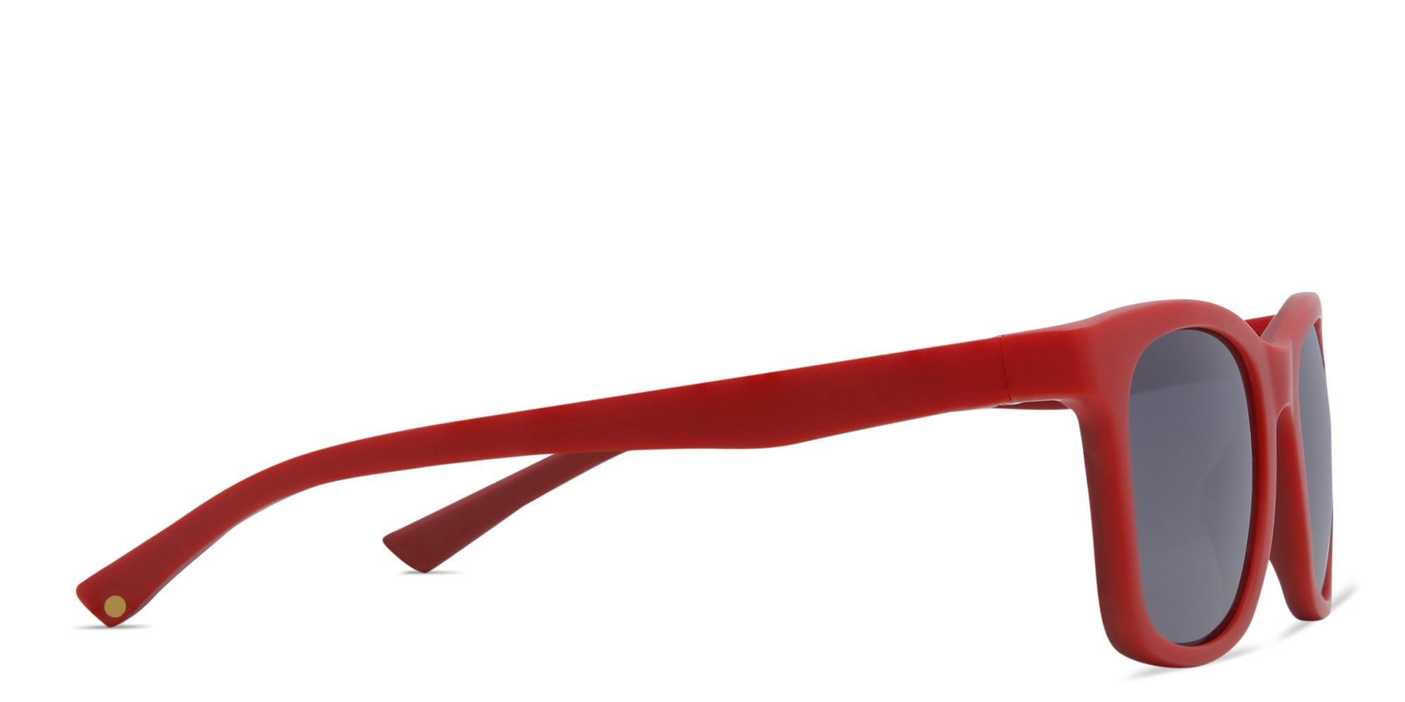 EYE'M Kids Square Sunglasses in Red – Product Photo 3