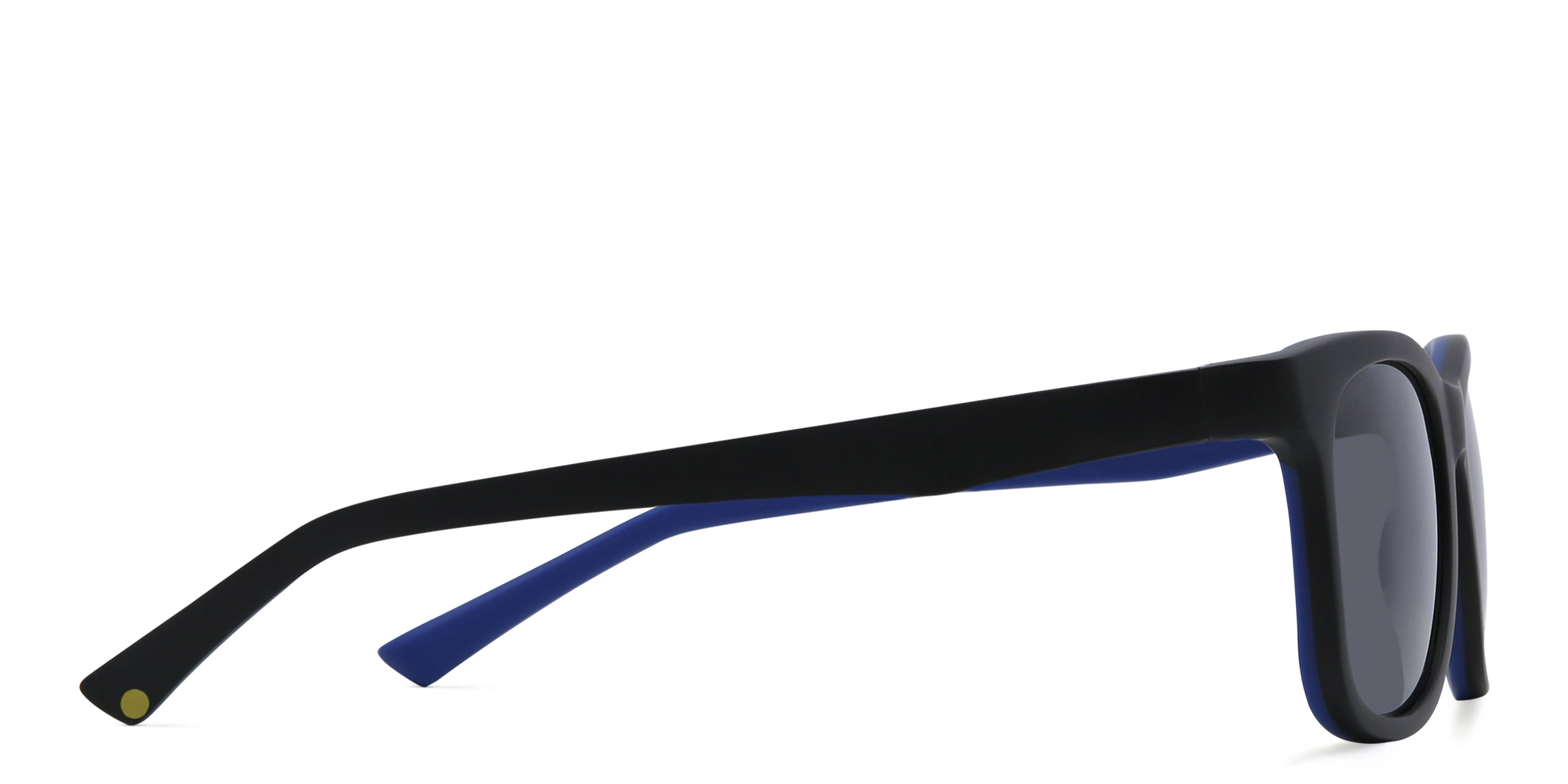 Shop EYE'M Kids Square Sunglasses in Black & Blue online.
