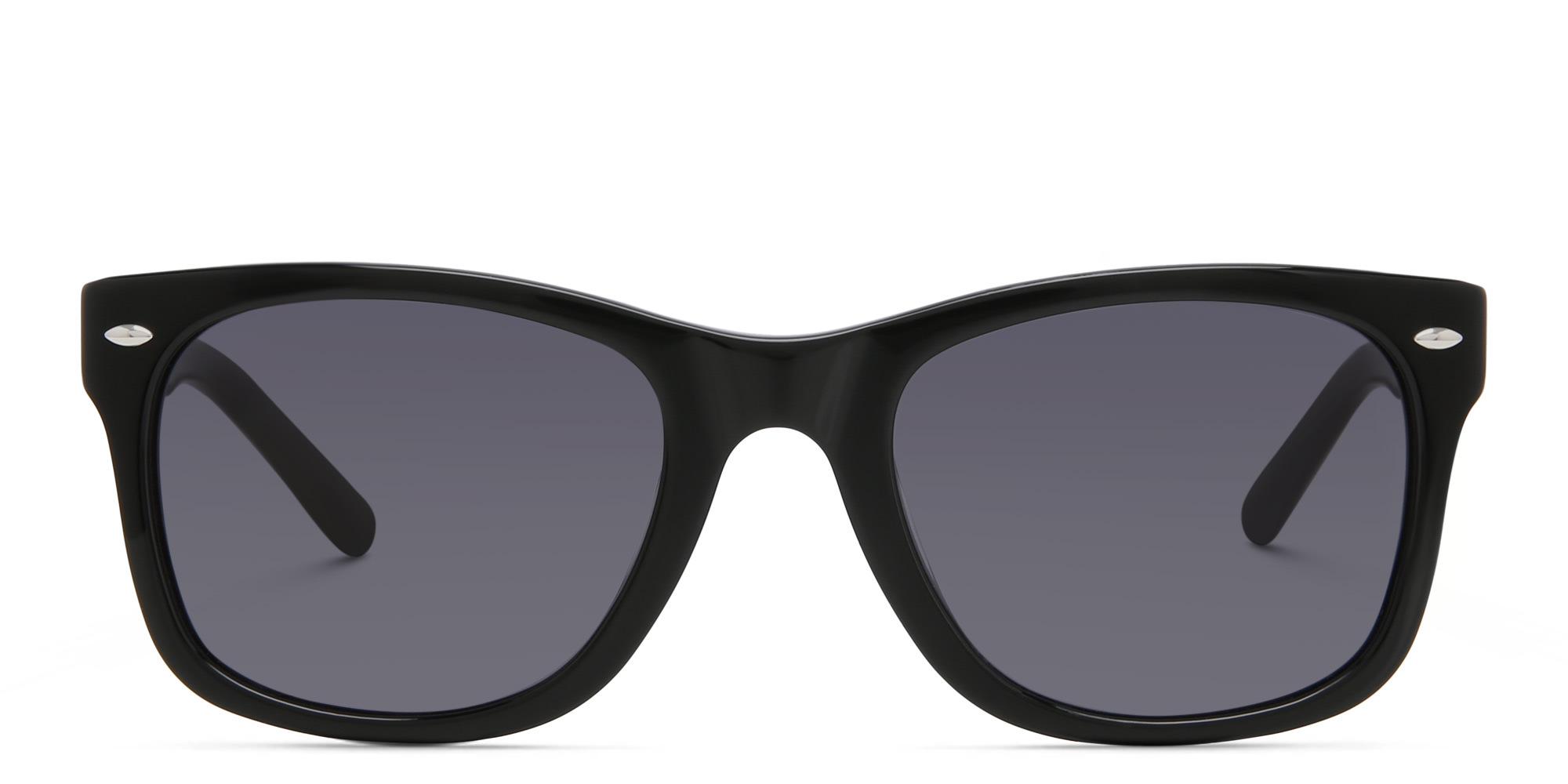 EYE'M Kids Square Sunglasses in Black – Product Photo 1