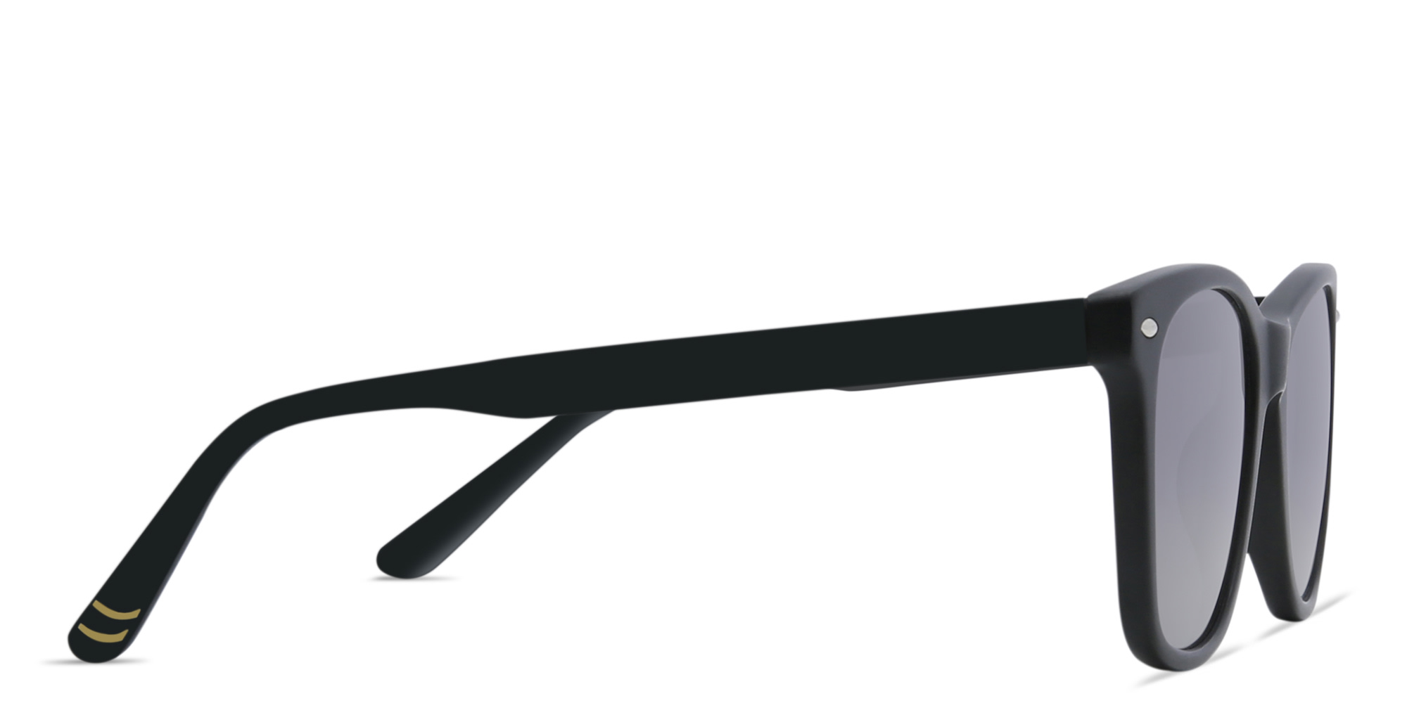Shop EYE'M Kids Square Sunglasses in Black online.