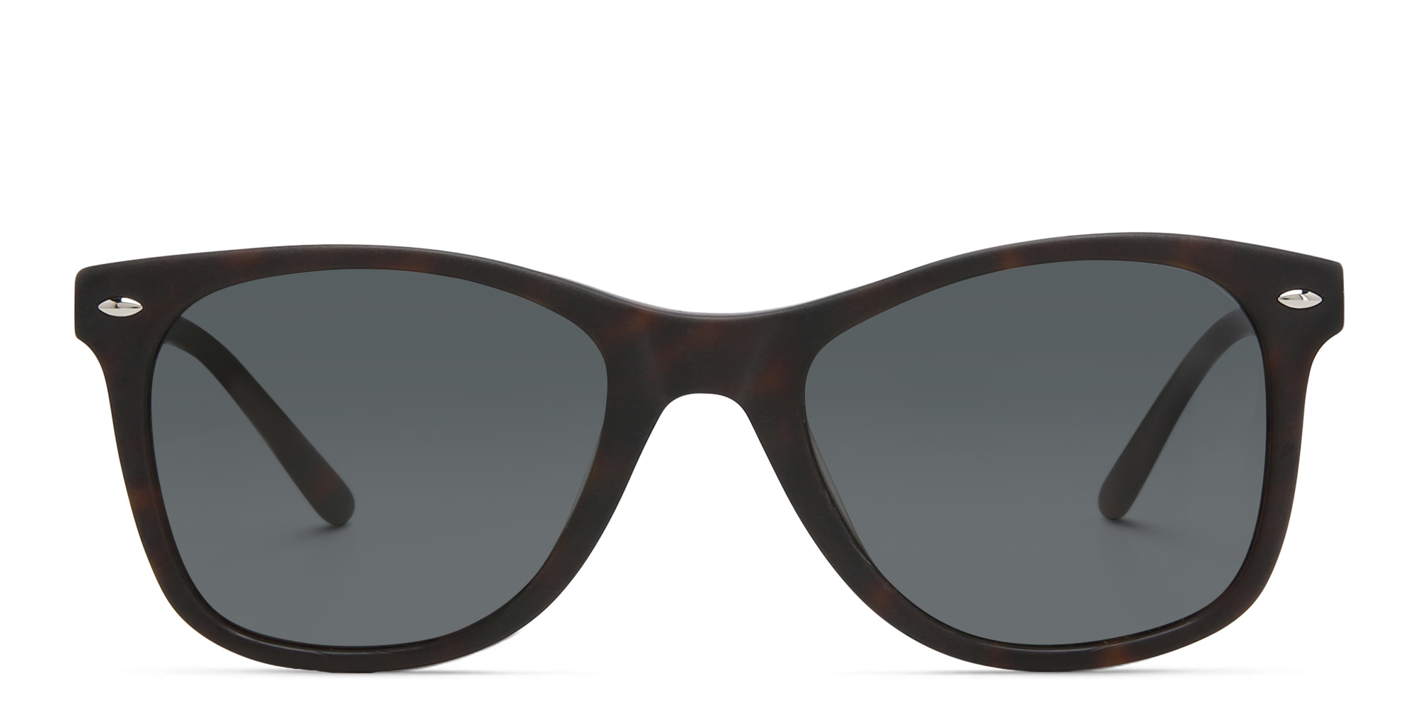 EYE'M Kids Square Sunglasses in Solid Black – Product Photo 1