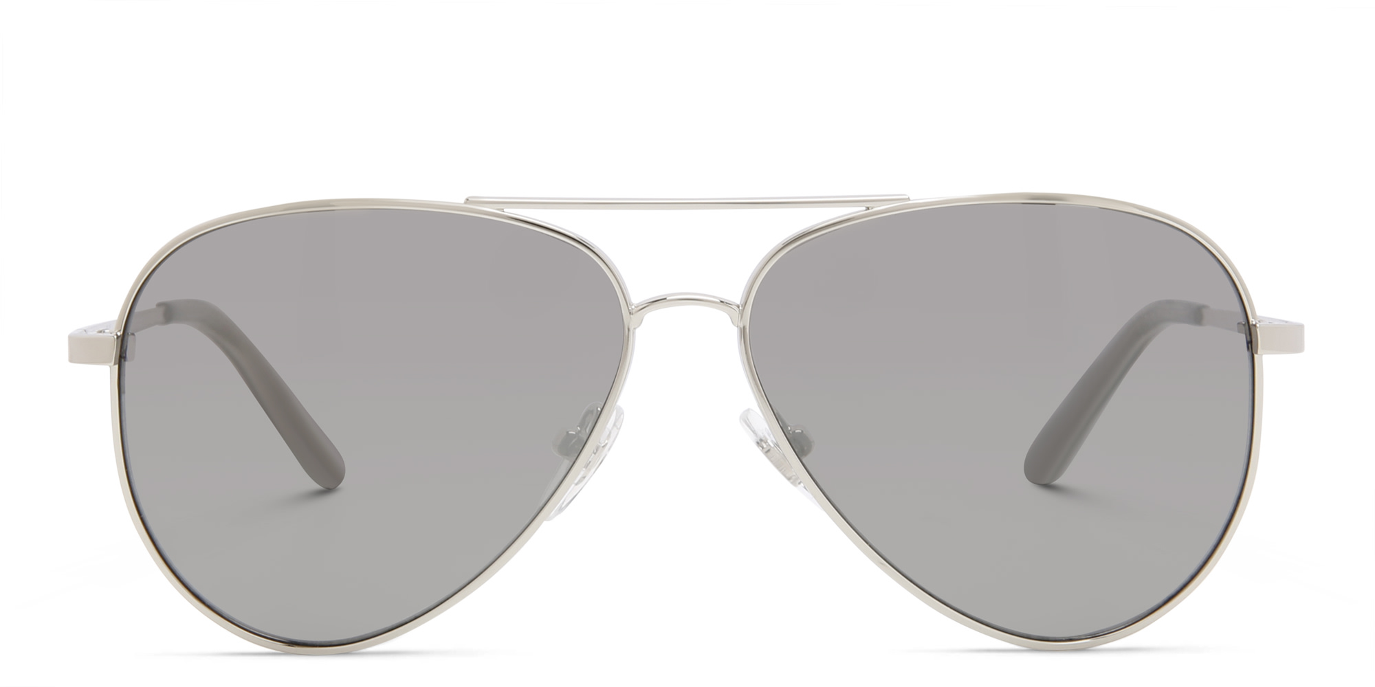 EYE'M Kids Aviator Sunglasses in Silver – Product Photo 1