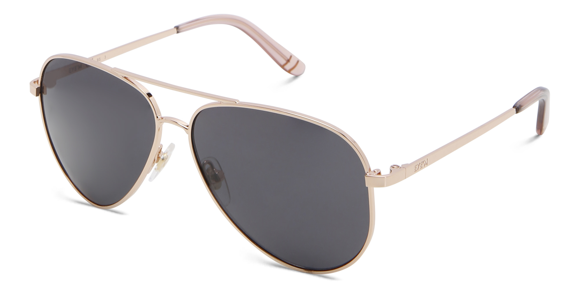 EYE'M Kids Aviator Sunglasses in Gold – Product Photo 2
