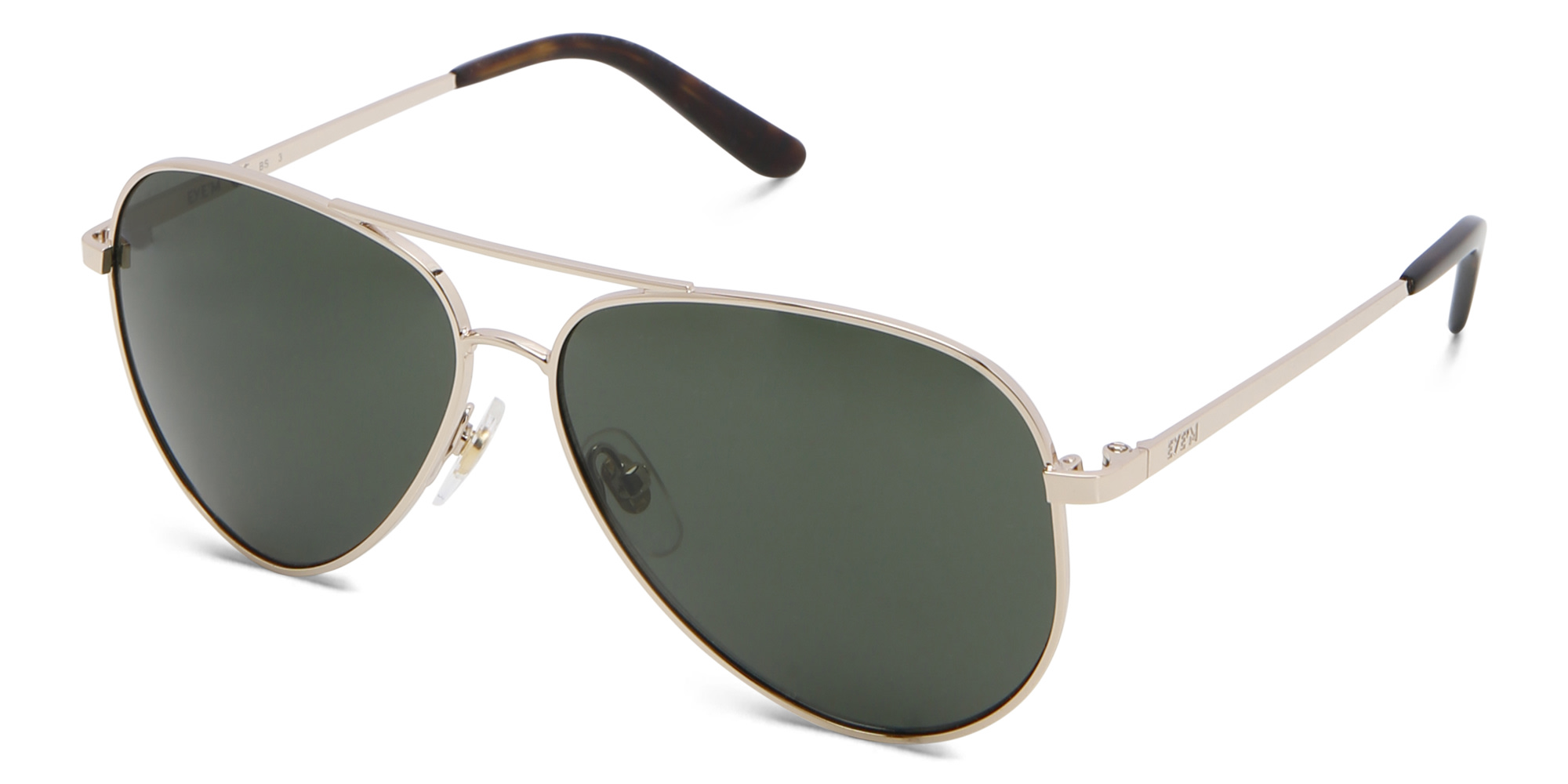 EYE'M Kids Aviator Sunglasses in Gold – Product Photo 2
