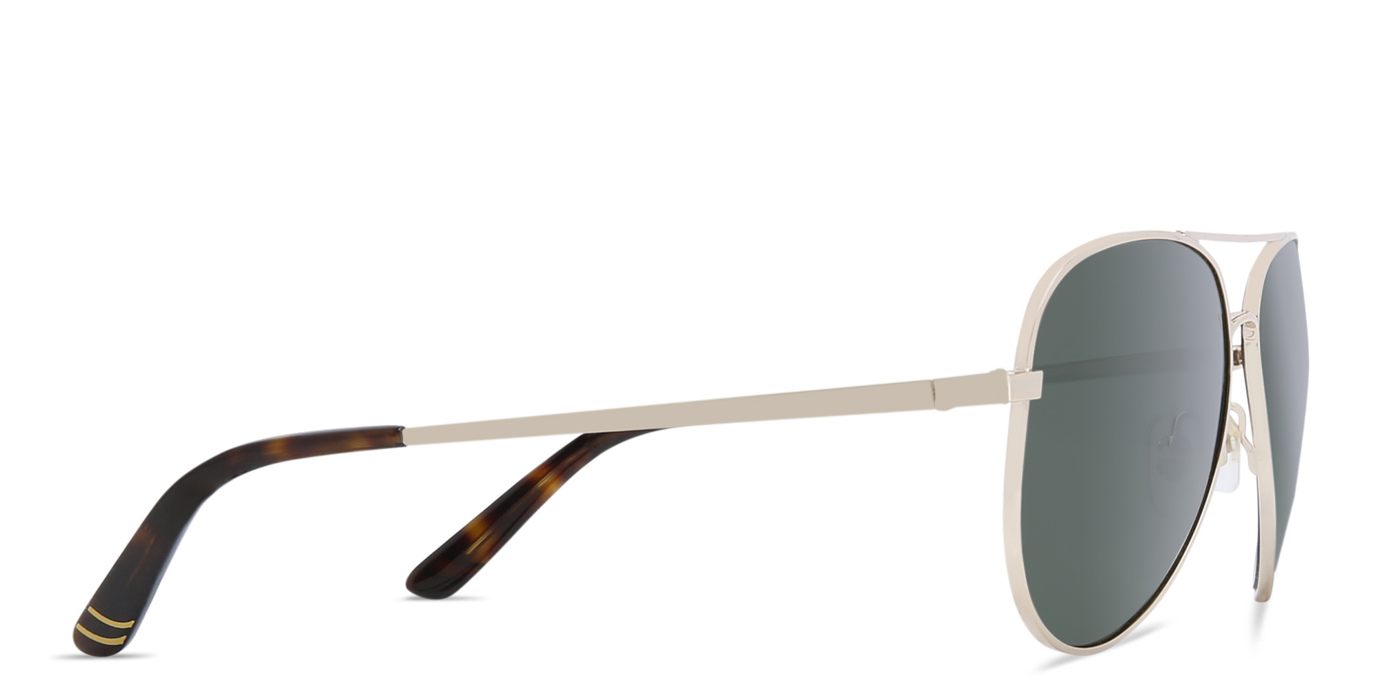 EYE'M Kids Aviator Sunglasses in Gold – Product Photo 3