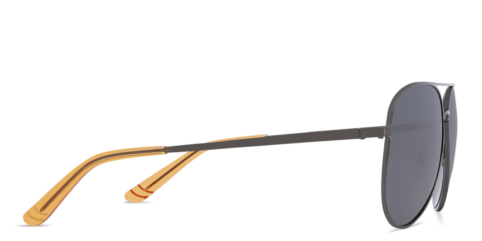 EYE'M Kids Aviator Sunglasses in Gunmetal – Product Photo 3