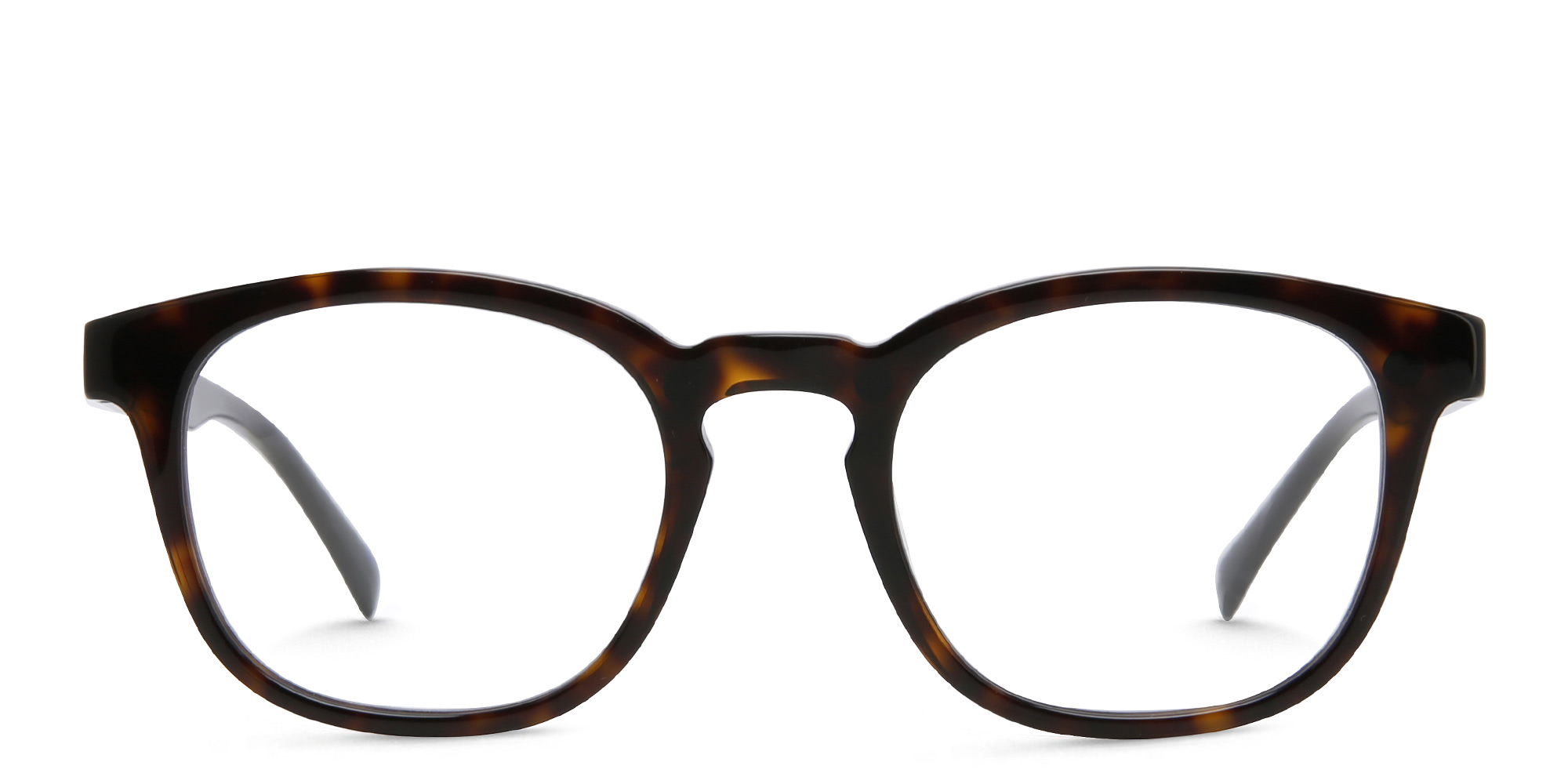EYE'M Square Eyeglasses in Havana – Product Photo 1