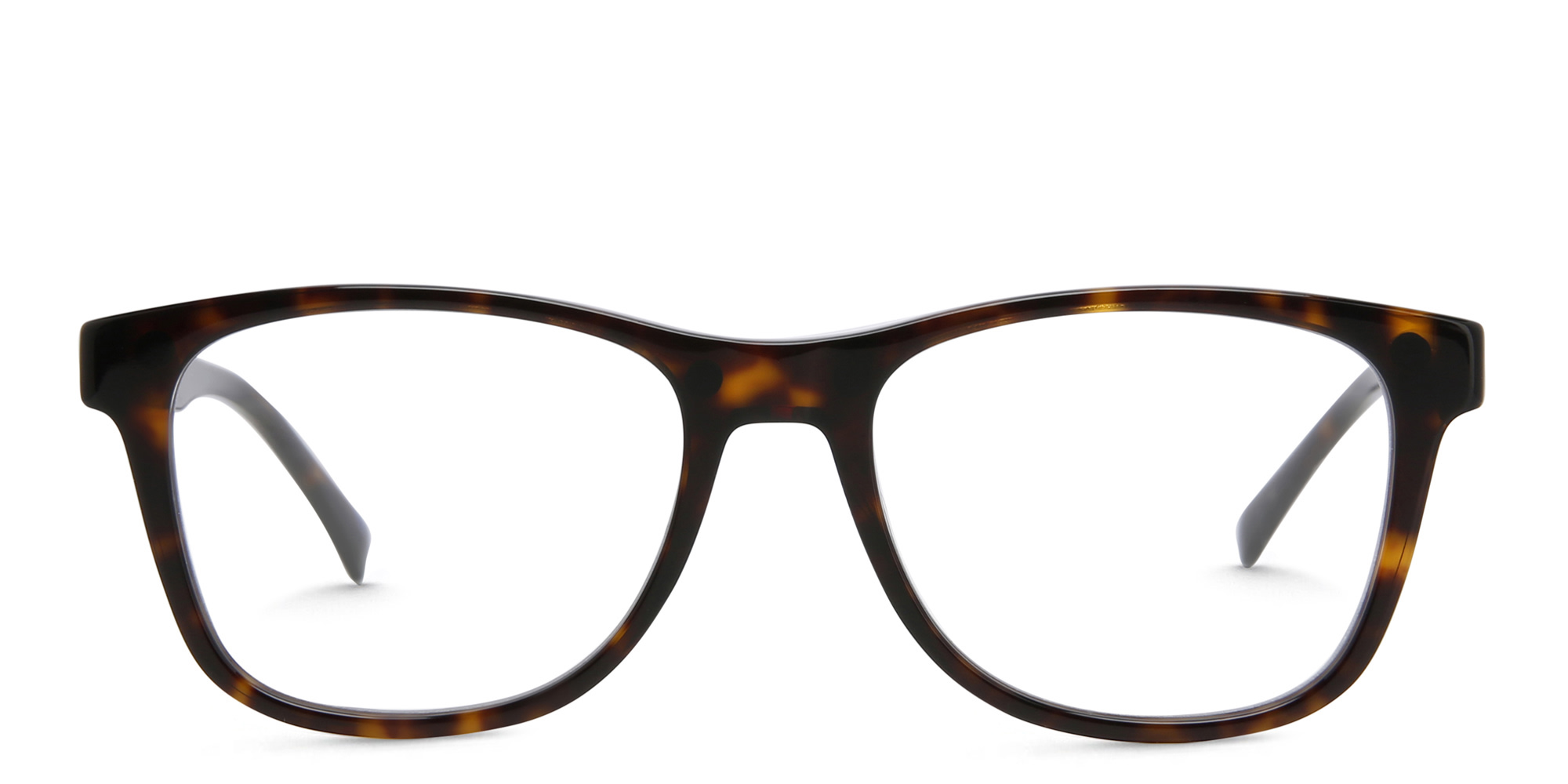 EYE'M Square Eyeglasses in Havana – Product Photo 1