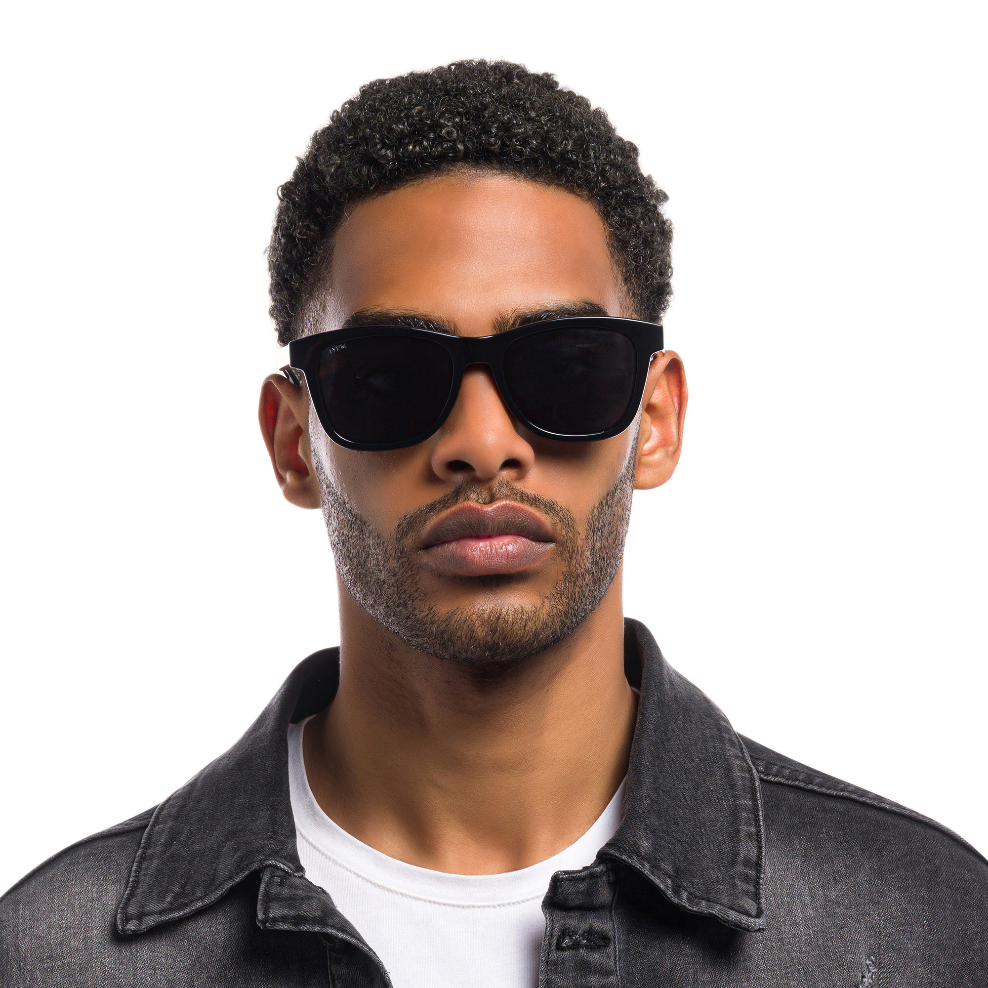 EYE'M Square Eyeglasses in Black – Product Photo 8