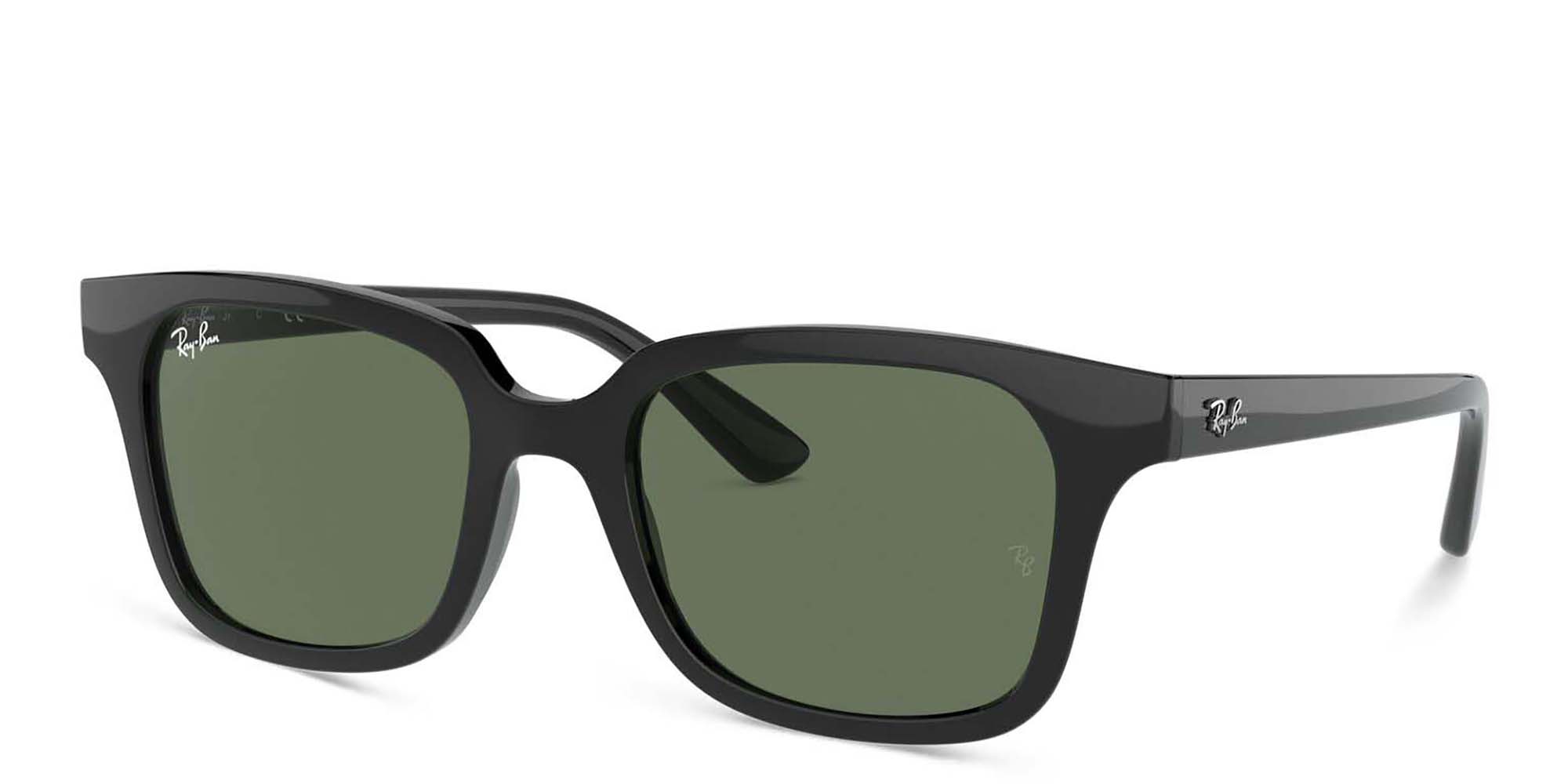 Ray-Ban Junior Kids Square Sunglasses in Black – Product Photo 2