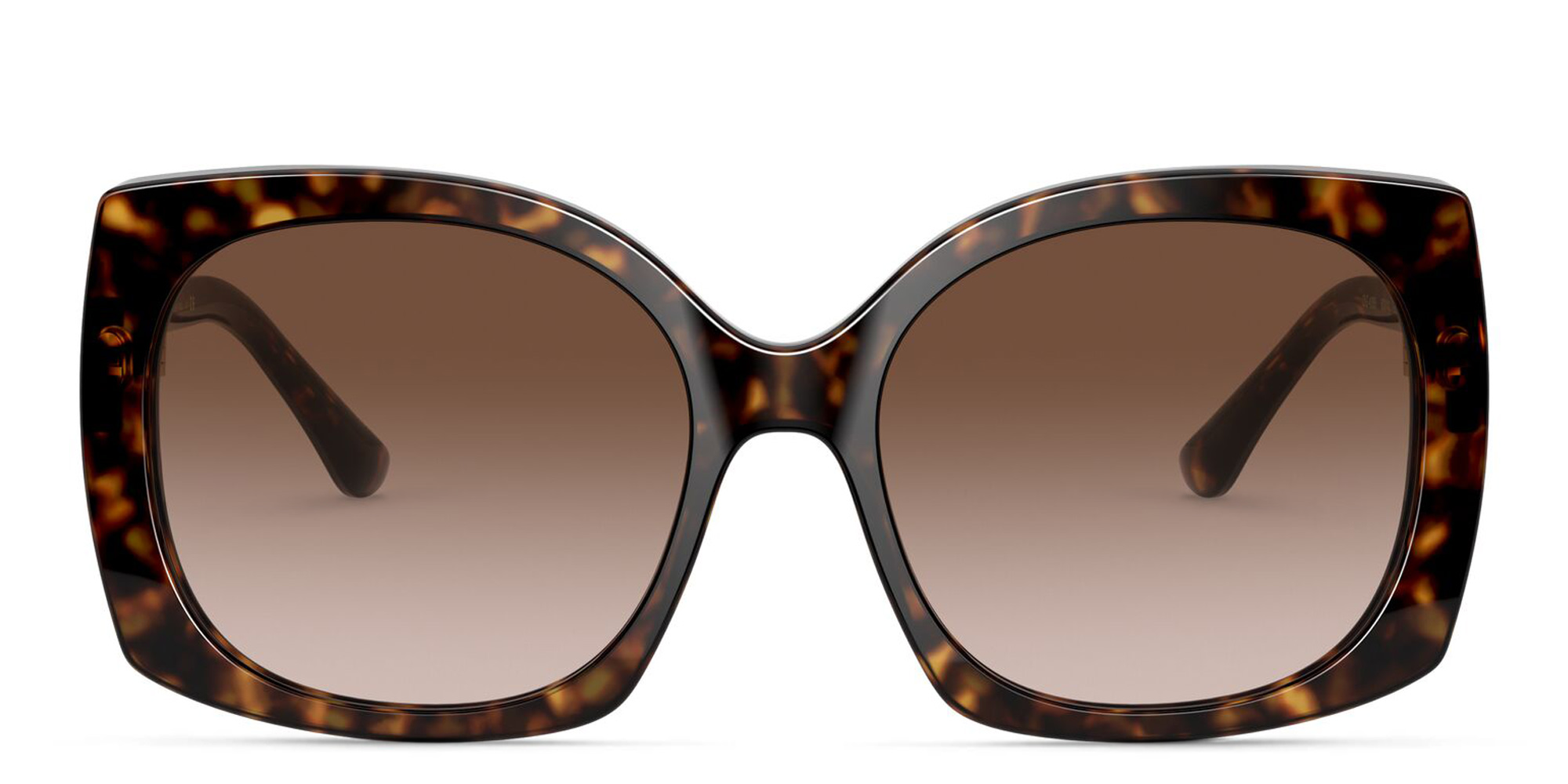 Dolce & Gabbana Wide Square Sunglasses in Havana – Product Photo 1