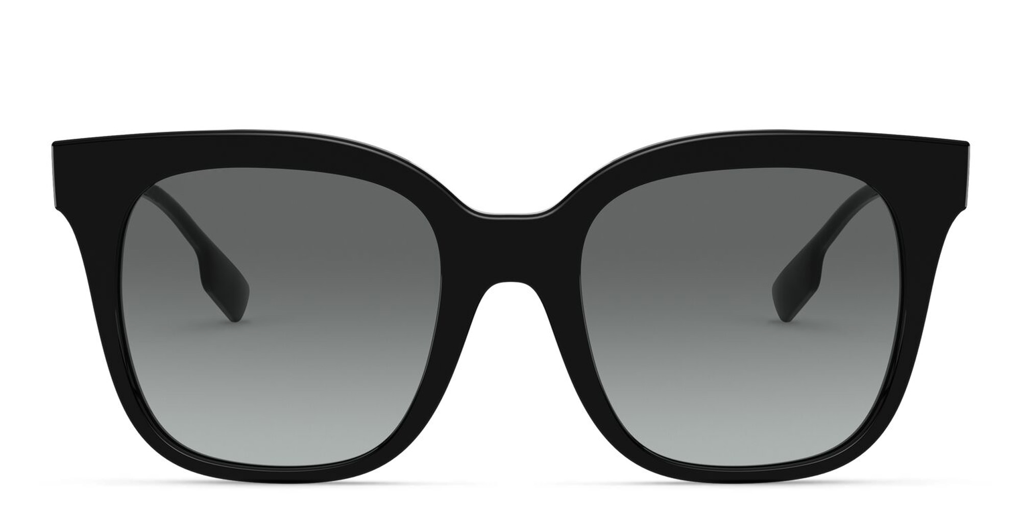 نظارة شمسية مربعة من بربري بلون أسود - صورة المنتج 1