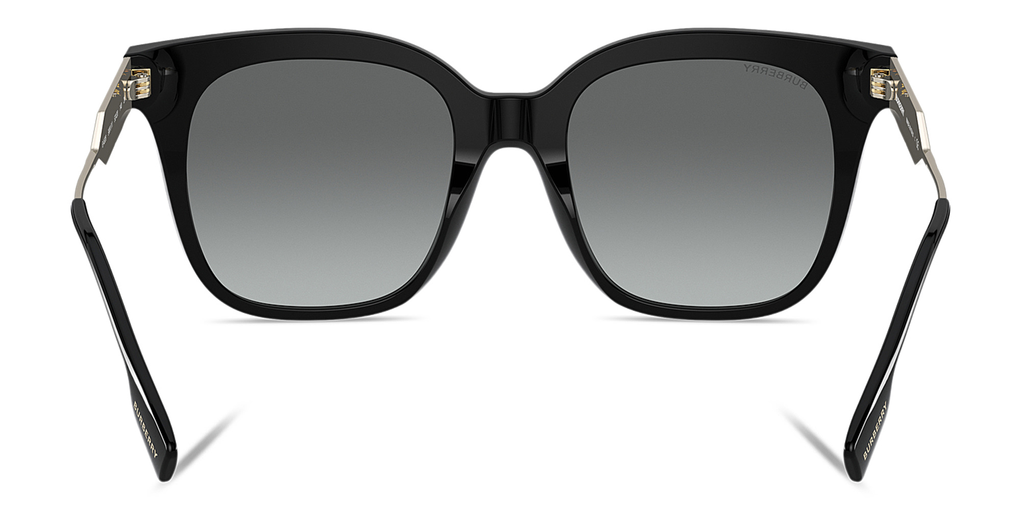 نظارة شمسية مربعة من بربري بلون أسود - صورة المنتج 4