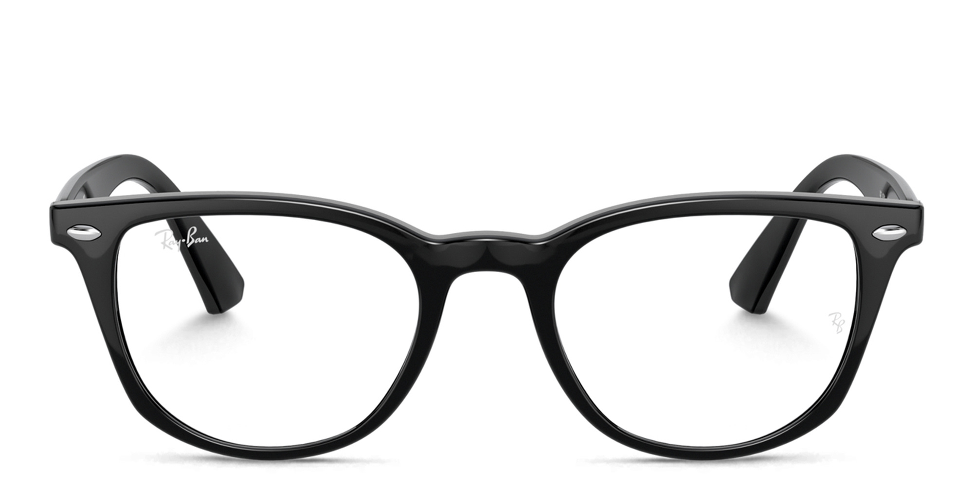 Ray-Ban Junior Kids Square Eyeglasses in Black – Product Photo 1