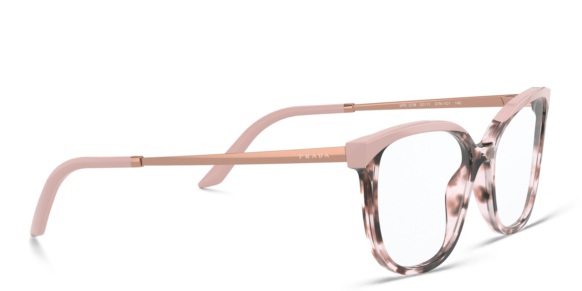 Shop PRADA Cat-Eye Eyeglasses in Orchid Tortoise online.