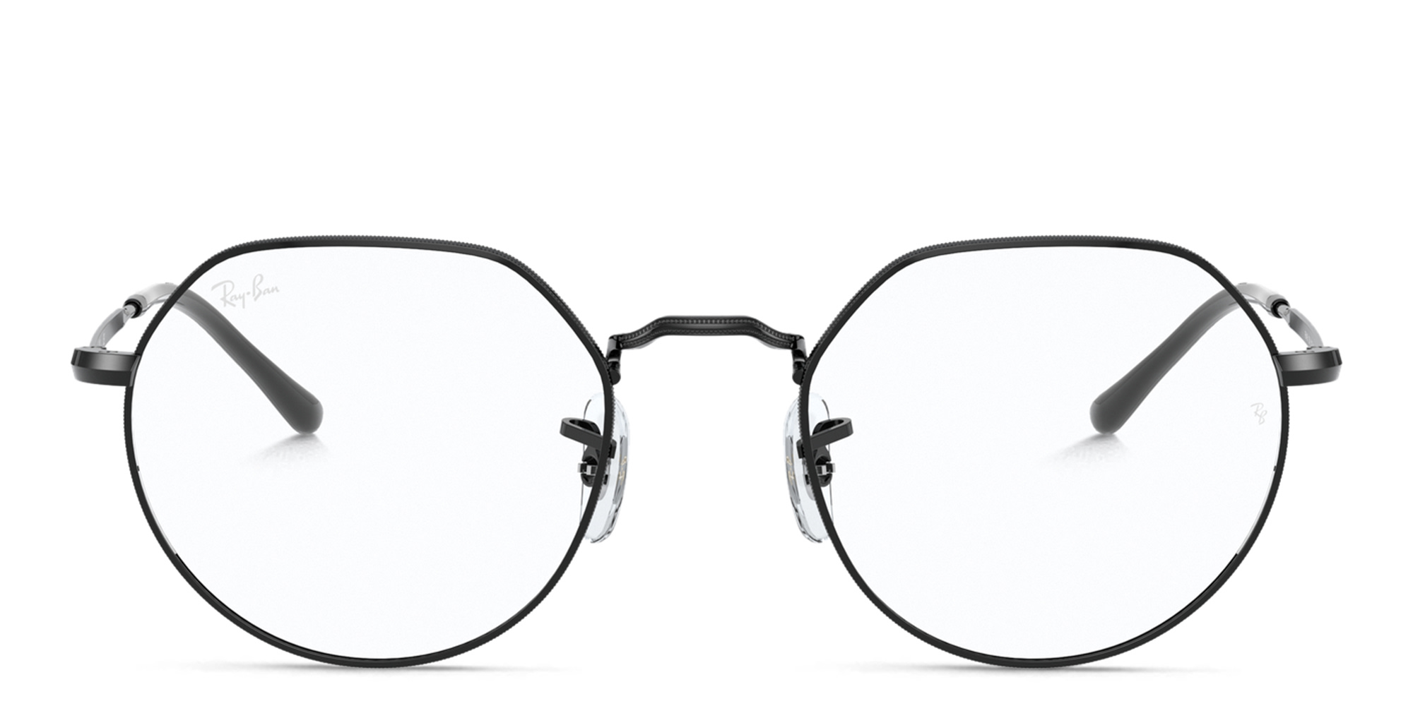 Ray-Ban JACK Irregular Eyeglasses in Black – Product Photo 1