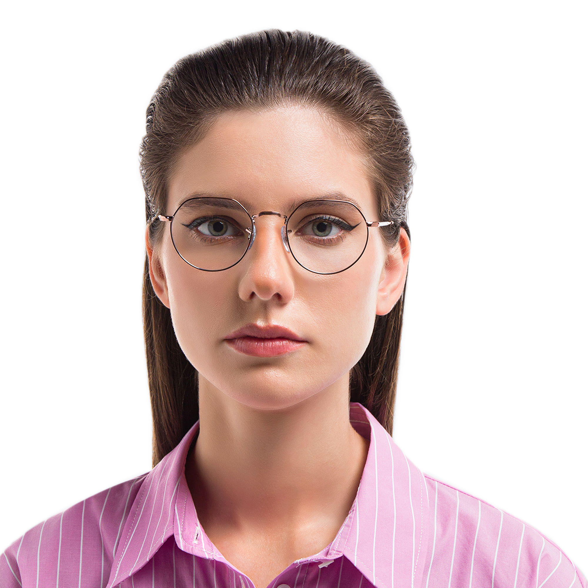 تسوق نظارات طبية جاك بإطار غير منتظم للجنسين راي بان بلون نحاسي أونلاين.